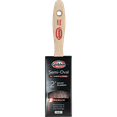 Glidden SemiOval Paint Brush with Wood Handle, Flat , 2 inch