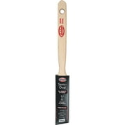 Glidden Semi-Oval Paintbrush with Wood Handle, Angled Sash, 1 Inch