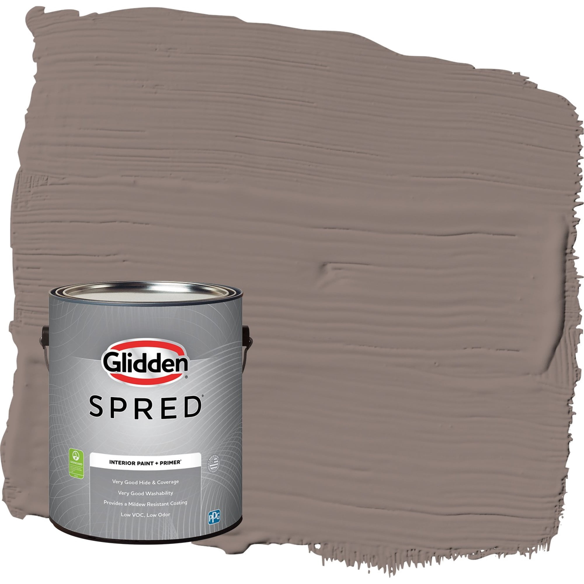 Glidden Spred Cinnamon Toast / Brown, Semi-Gloss Interior Paint with Primer, 1 Gallon