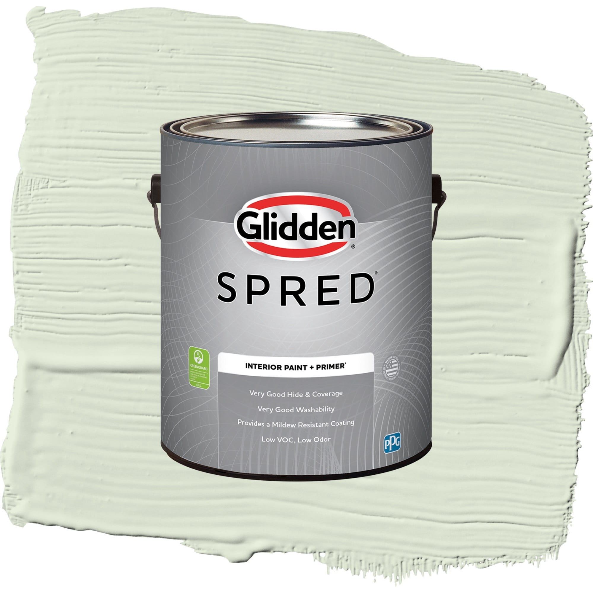 Glidden Spred Lime Spritz Semi Gloss Interior Paint and Primer, 1 Gallon