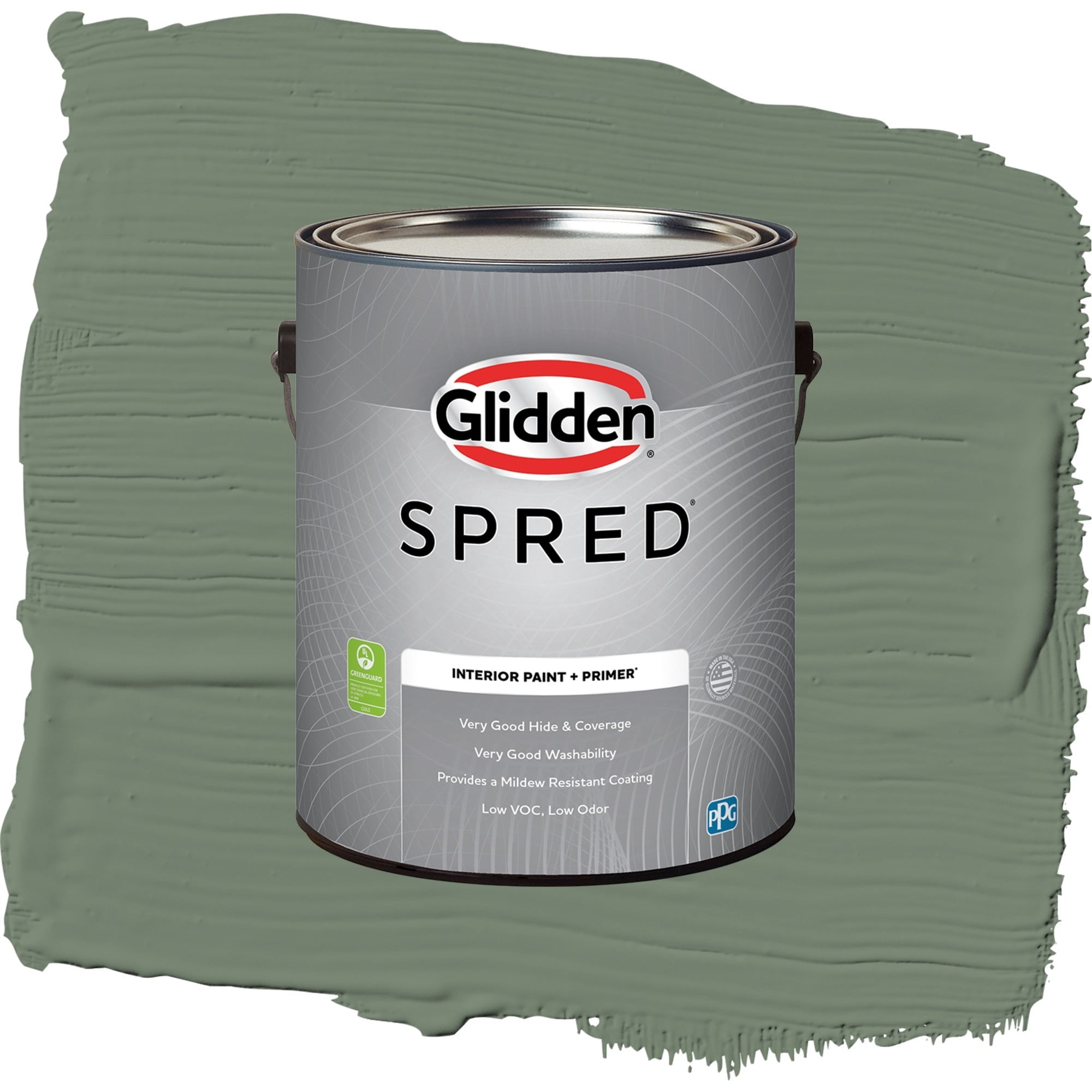 Glidden Spred Lottery Winnings Semi Gloss Interior Paint and Primer, 1 Gallon