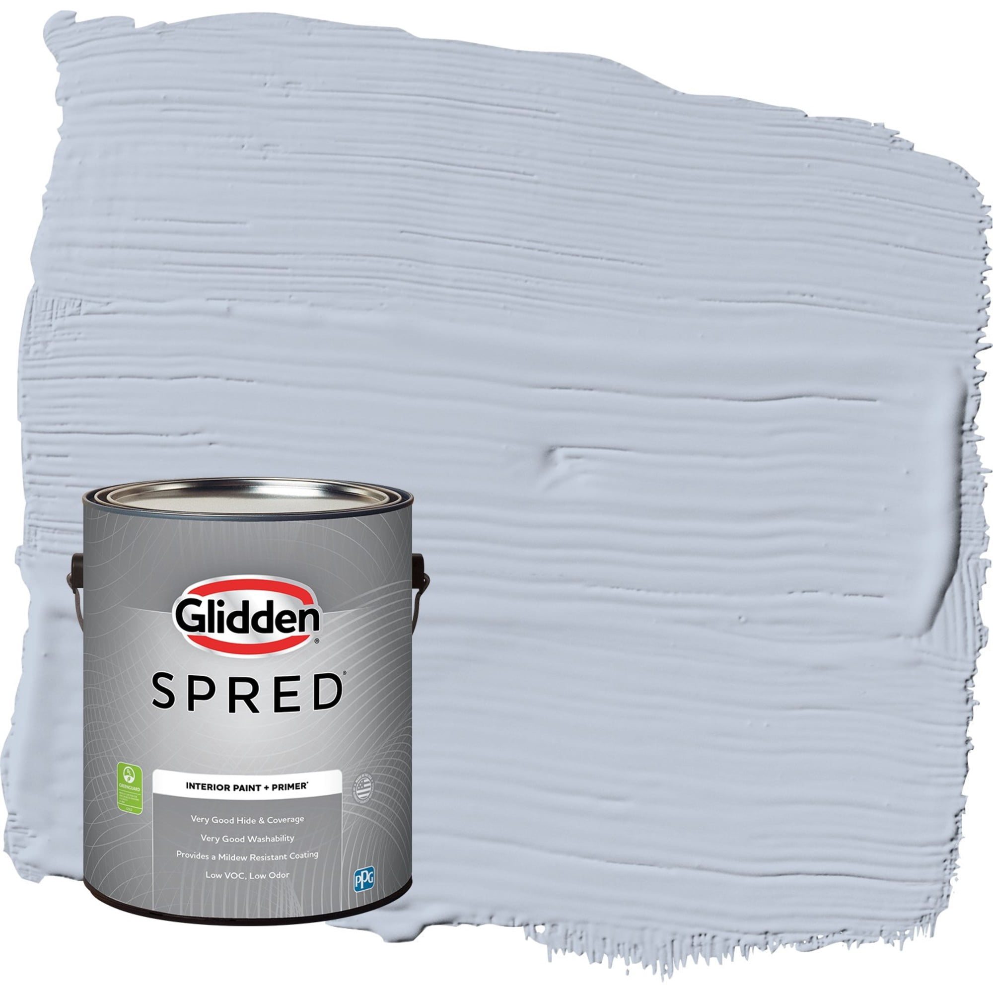 Glidden Spred Northern Exposure / Blue, Semi-Gloss Interior Paint with Primer, 1 Gallon