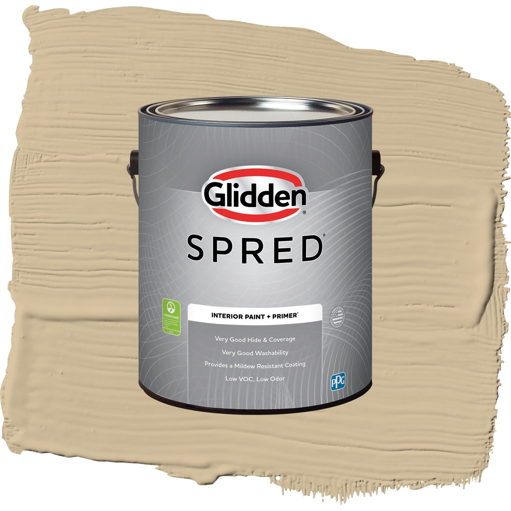Glidden Spred Spiced Vinegar Semi Gloss Interior Paint and Primer, 1 Gallon