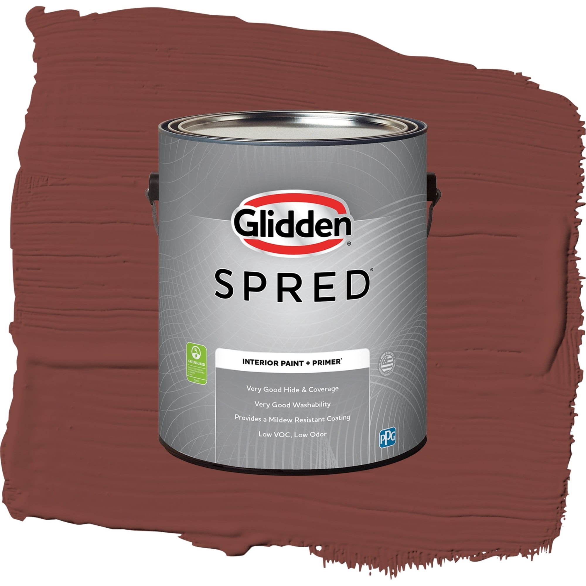 Glidden Spred Sweet Spiceberry Semi Gloss Interior Paint and Primer, 1 Gallon