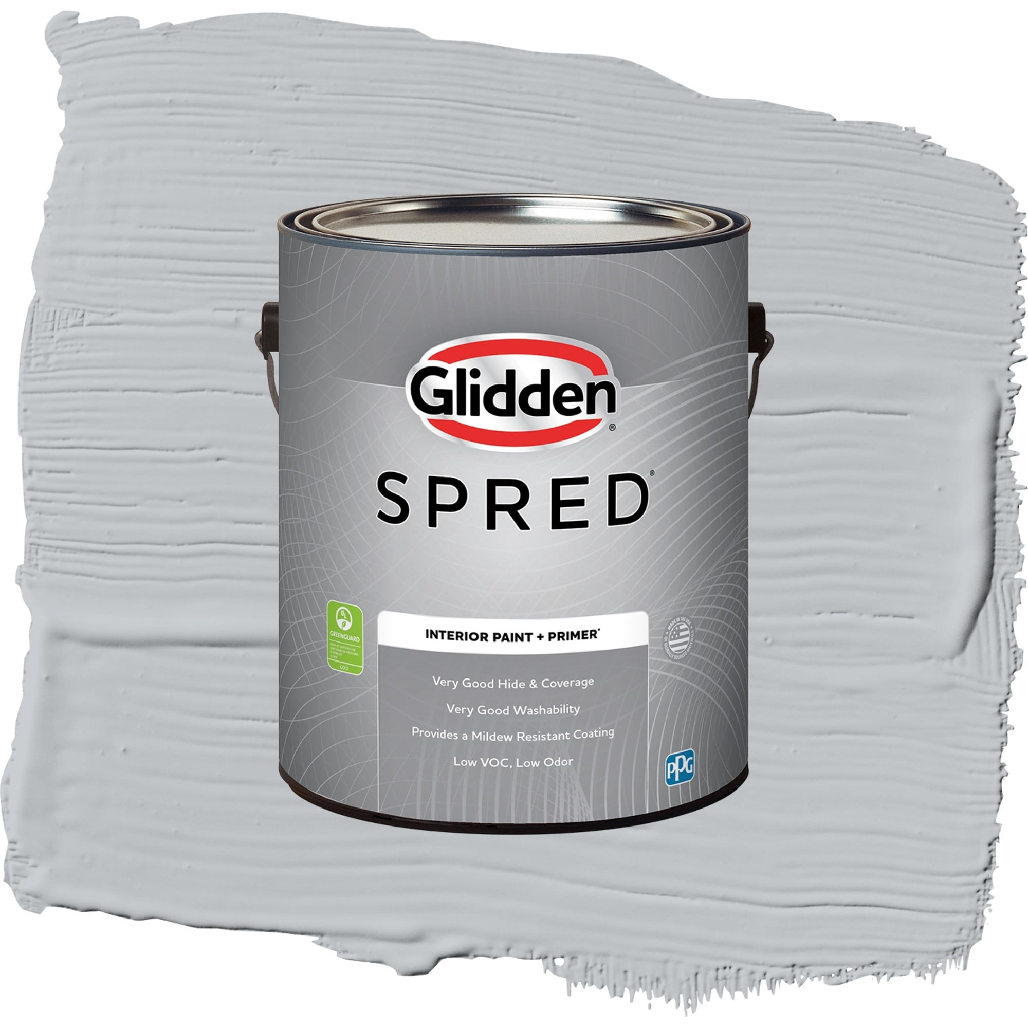 Glidden Spred Train Semi Gloss Interior Paint and Primer, 1 Gallon