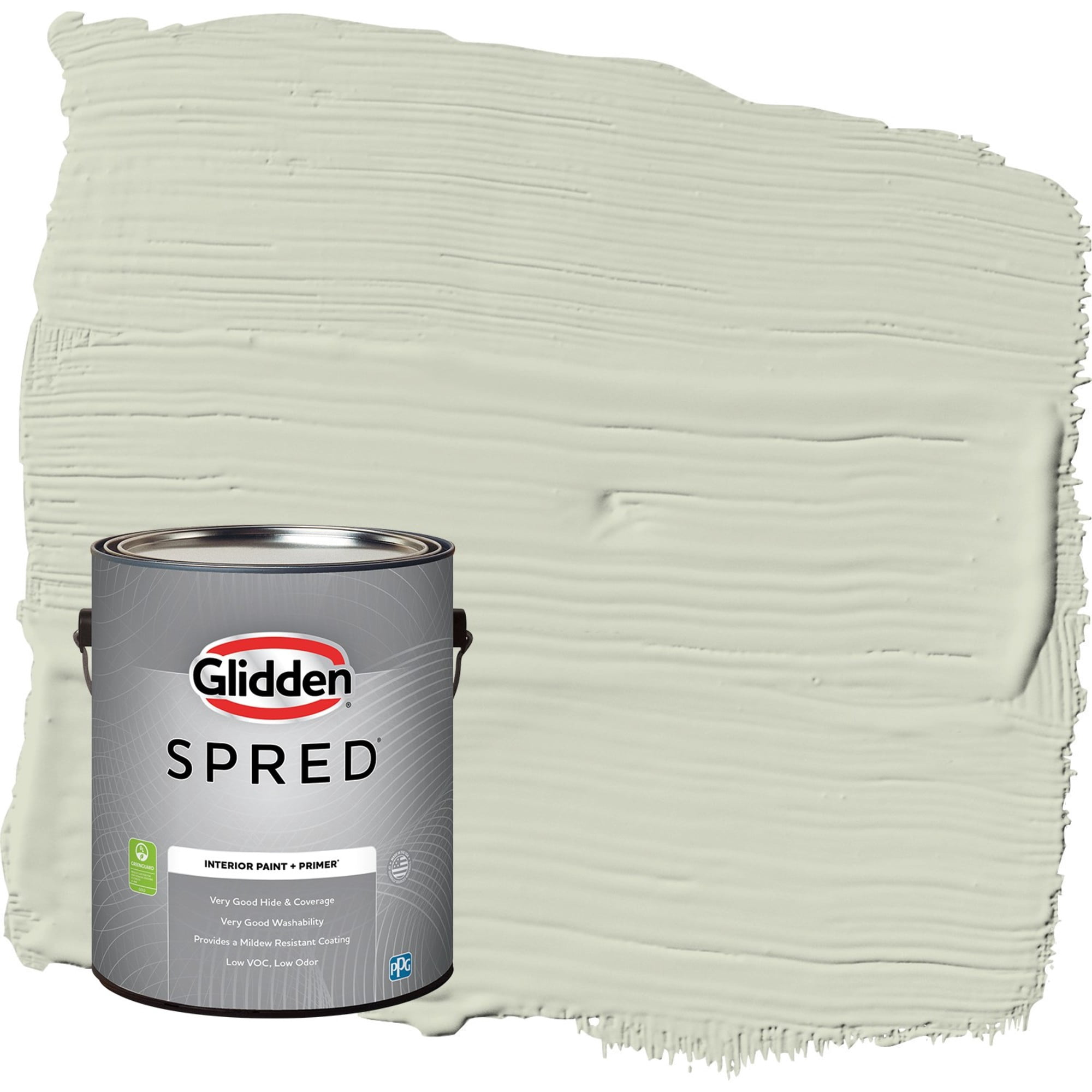 Glidden Spred White Sage / Green, Semi-Gloss Interior Paint with Primer, 1 Gallon