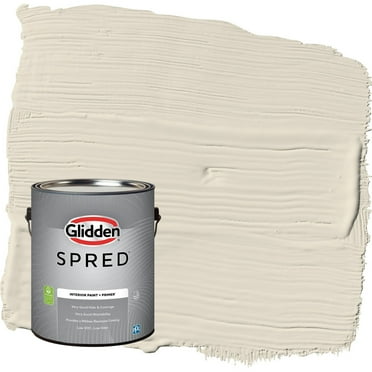 Glidden Spred Grab-N-Go Antique White / Off White Flat Interior Paint with Primer, 1 Gallon