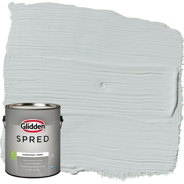 Glidden Spred Grab-N-Go Interior Wall Paint, Ghost Whisperer / Gray, Flat, 1 Gallon