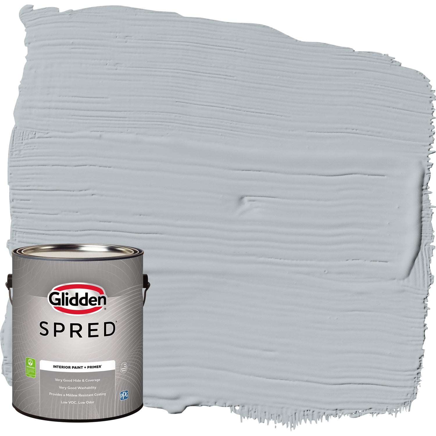 Glidden Spred GrabNGo Interior Wall Paint Gray Frost / Grey, Flat, 1