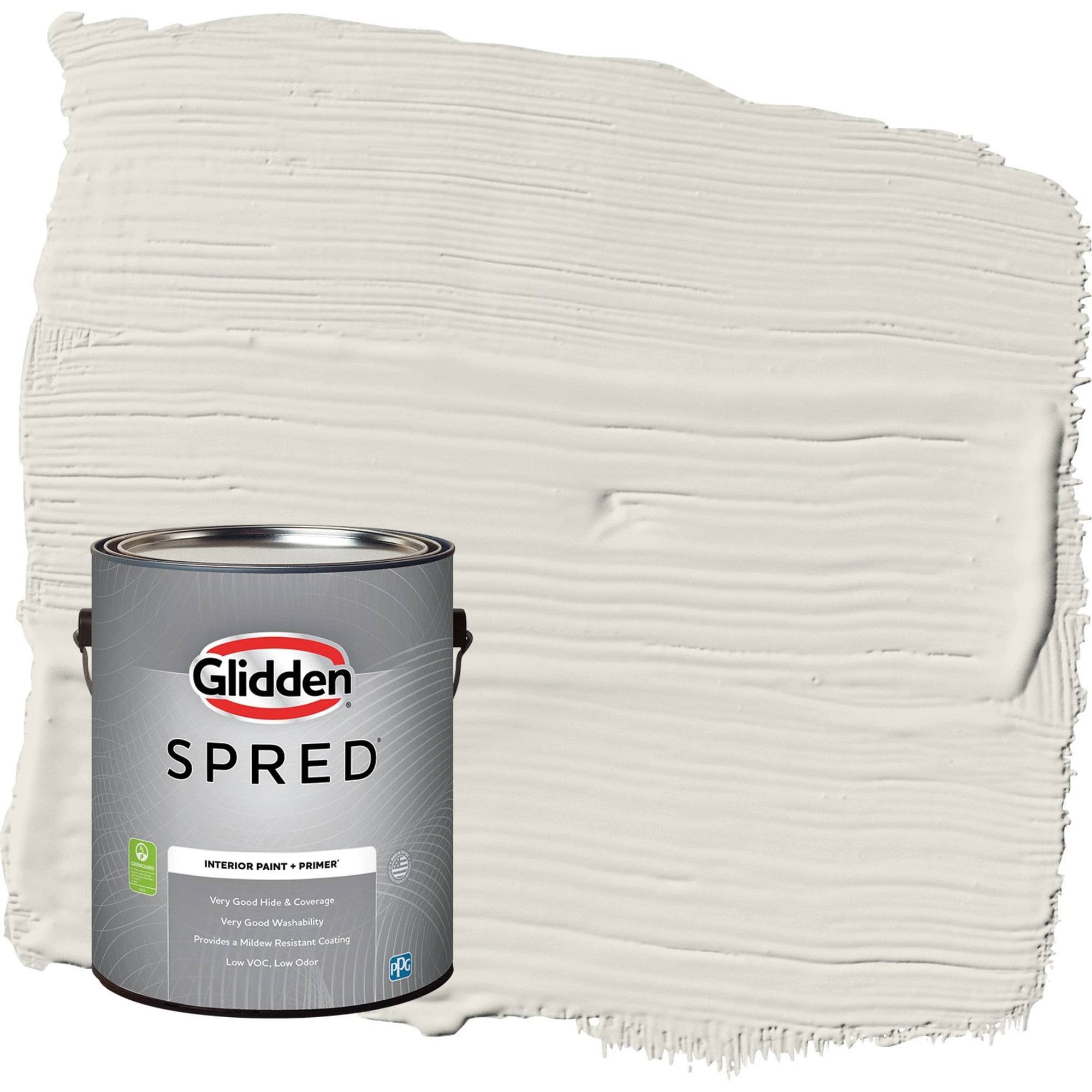 Glidden Spred Grab-N-Go In the Cloud / Gray, Flat Interior Paint with Primer, 1 Gallon