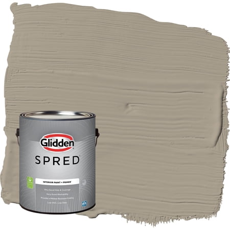 Glidden Spred Grab-N-Go Stonehenge Greige / Gray, Eggshell Interior Paint with Primer, 1 Gallon
