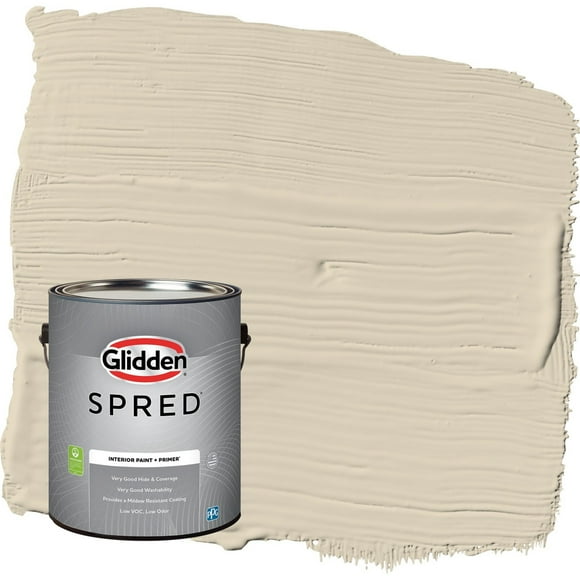 Glidden Spred Grab-N-Go Toasted Almond / Beige, Eggshell Interior Paint with Primer, 1 Gallon