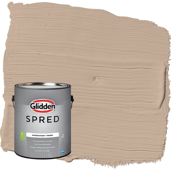 Glidden Spred Grab-N-Go Transcend / Tan, Eggshell Interior Paint with Primer, 1 Gallon