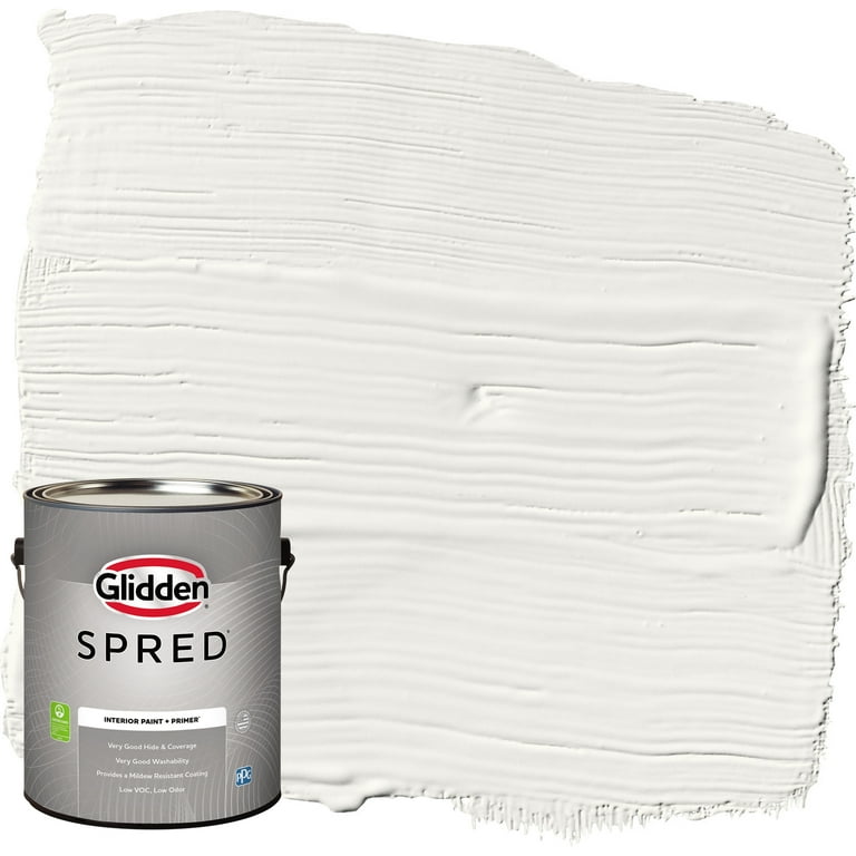 Glidden Spred Grab-N-Go Interior Wall Paint, White, Eggshell