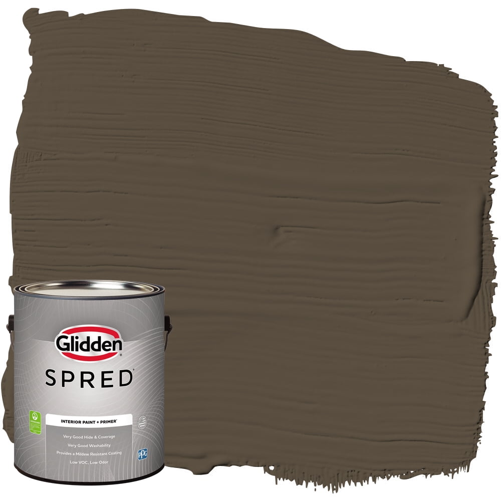 Glidden Spred Interior Paint Afternoon Tea / Brown, SemiGloss, 1