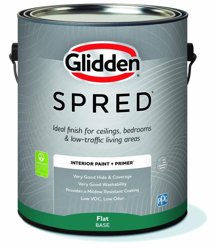 Glidden Spred Interior Paint Aquamarine Dream, Flat, 1 Gallon