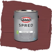 Glidden Spred Bordeaux Flat Interior Paint and Primer, 1 Gallon