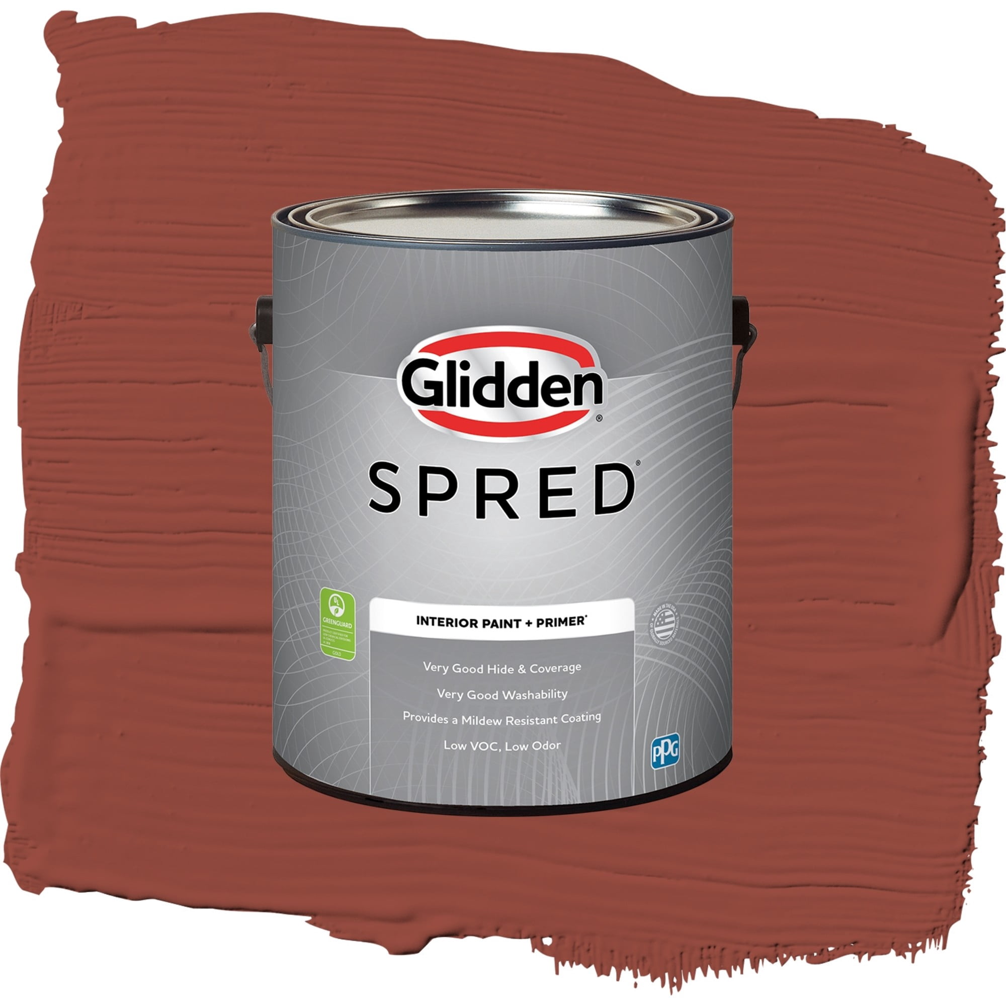 Glidden Spred Cedar Chest Flat Interior Paint and Primer, 1 Gallon