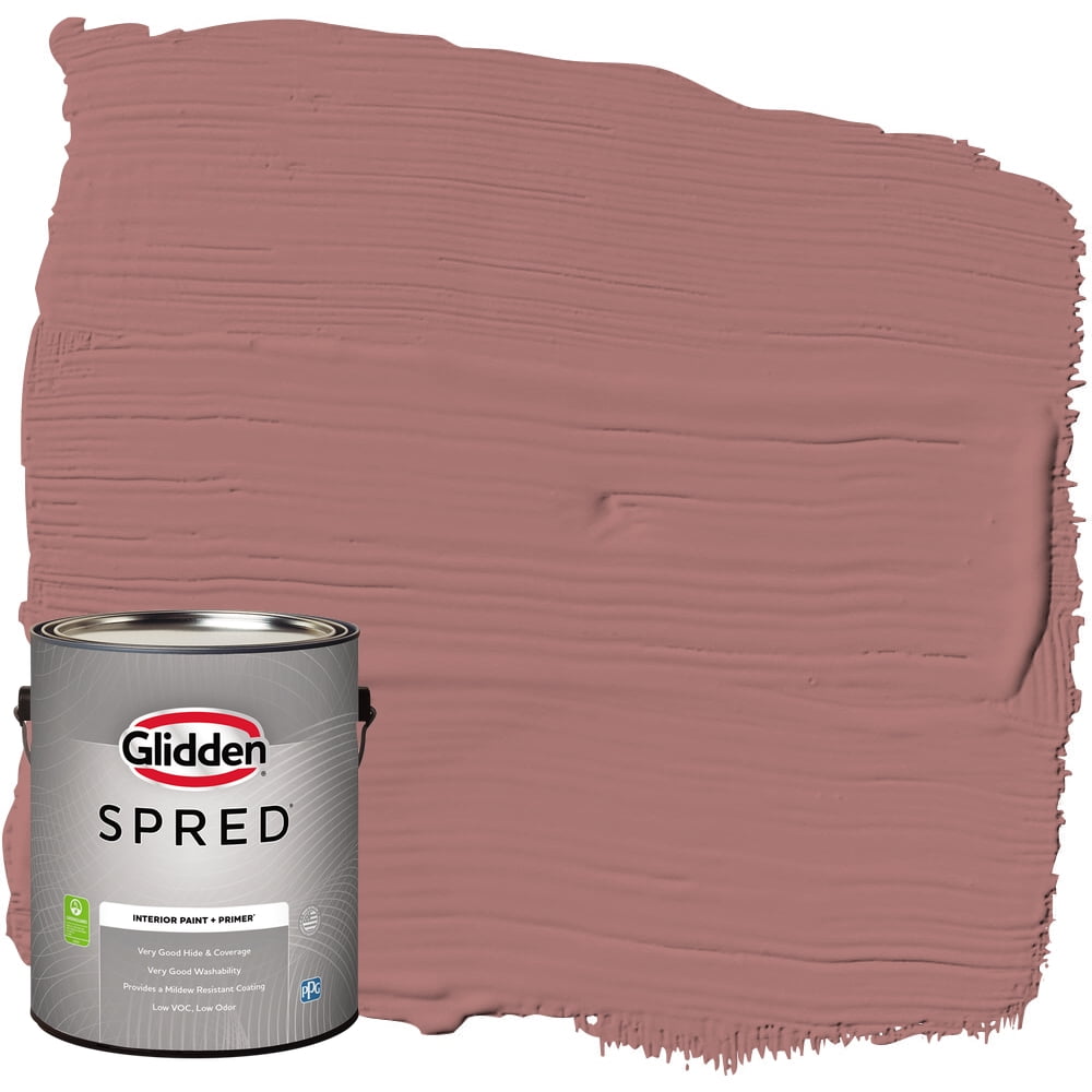 Glidden Spred Interior Paint Cinnamon Diamonds / Rose Pink, Flat, 1