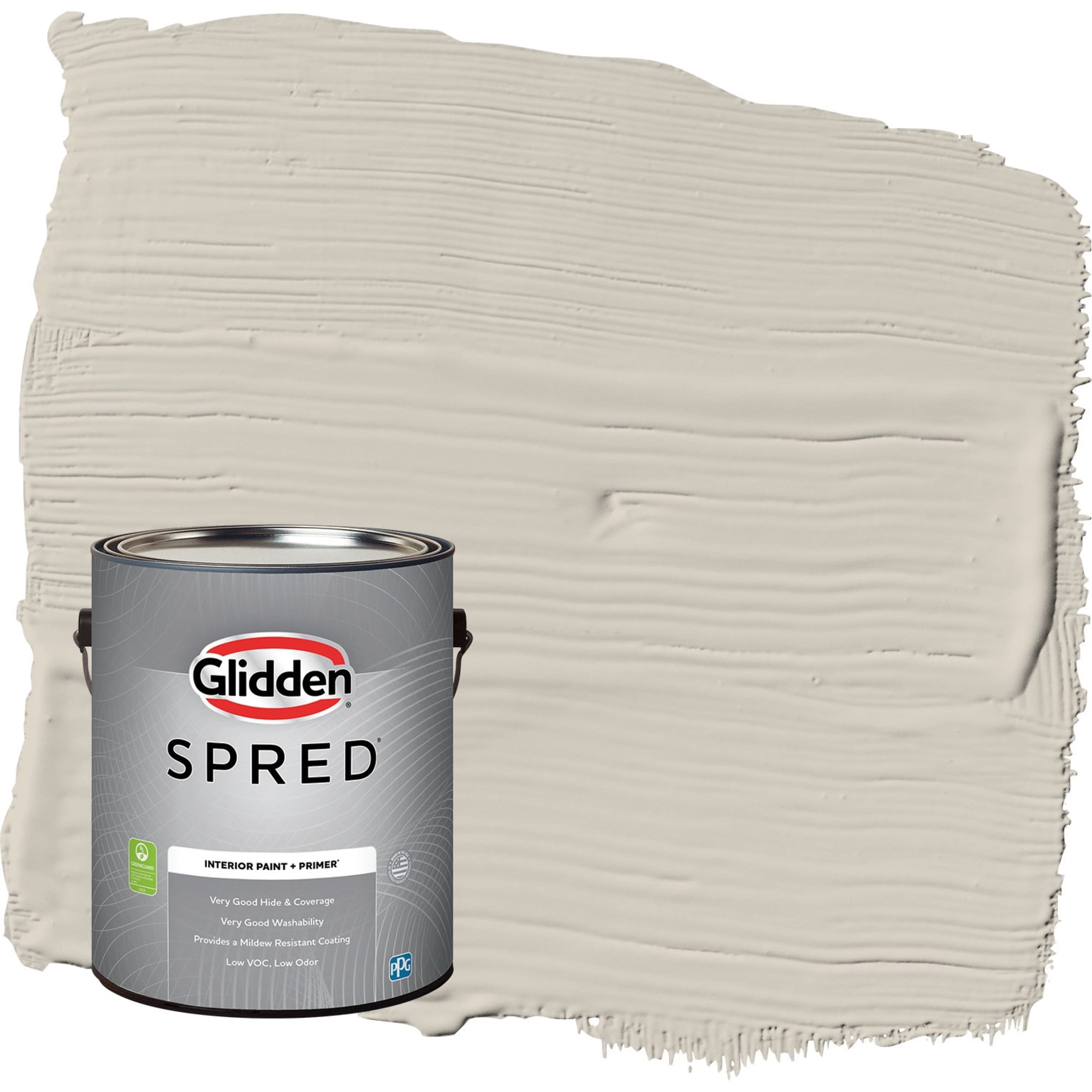 Glidden Spred Dust Bunny / Beige, Flat Interior Paint with Primer, 1 Gallon