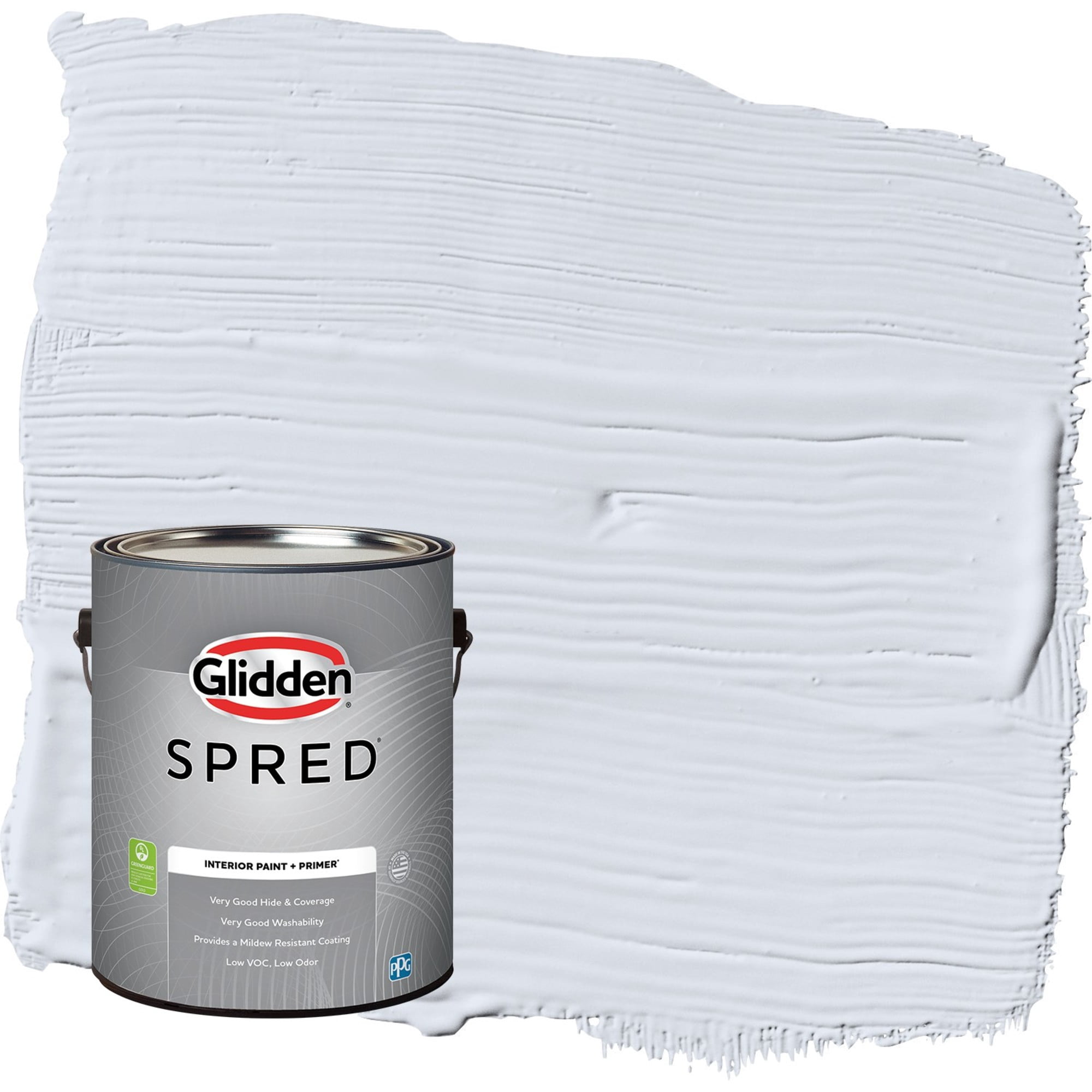 Glidden Spred Irradiant Iris / Purple, Flat Interior Paint with Primer, 1 Gallon