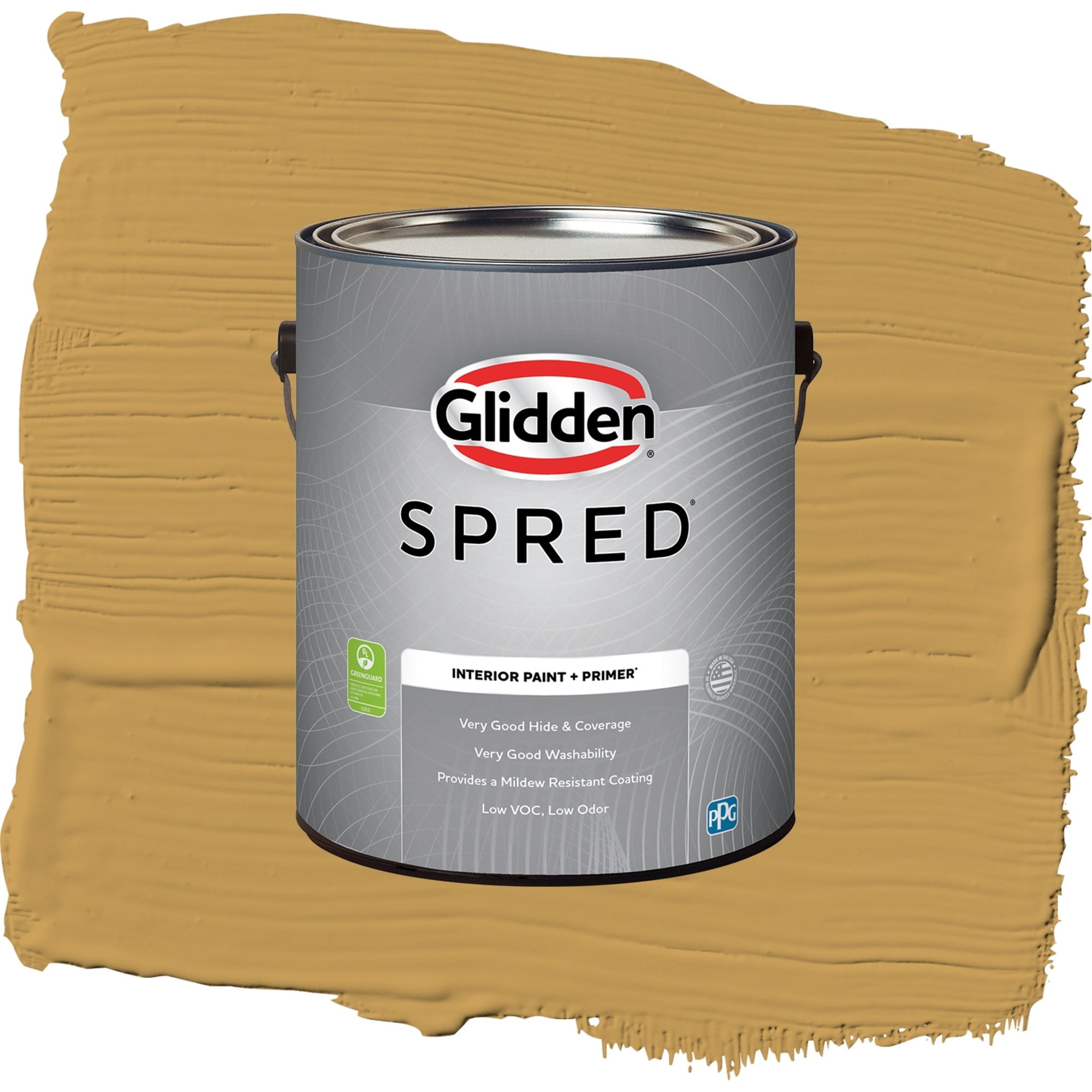 Glidden Spred Amaretto Sours Eggshell Interior Paint and Primer, 1 Gallon