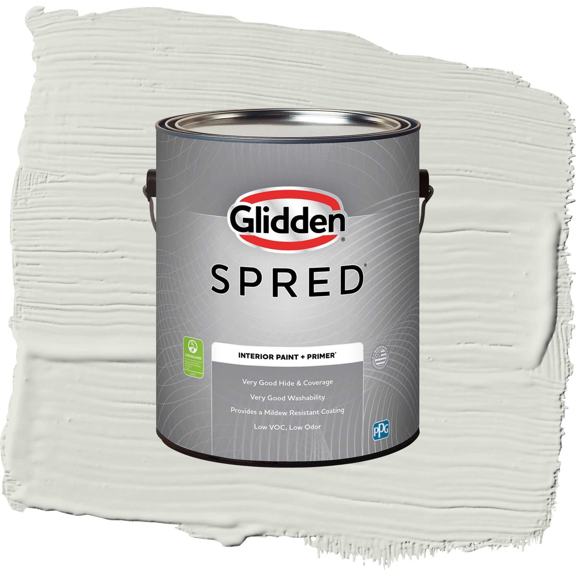 Glidden Spred Anonymous Flat Interior Paint and Primer, 1 Gallon