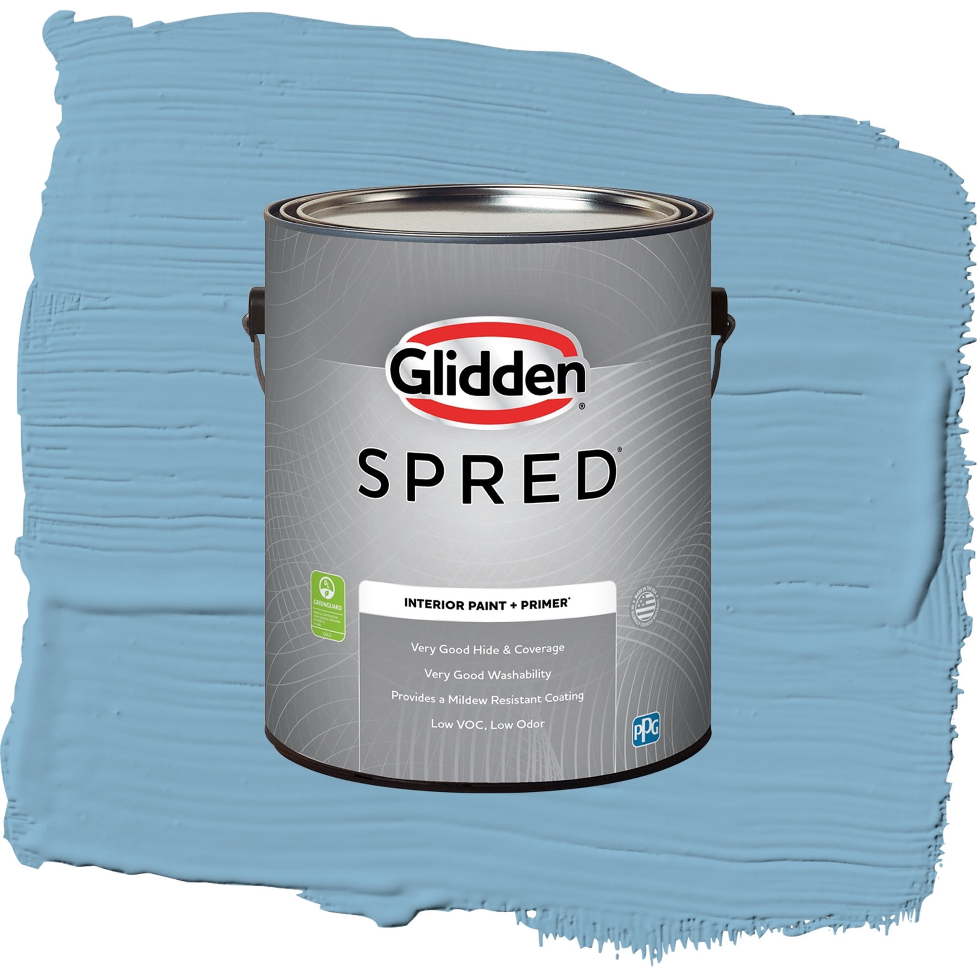 Glidden Spred Arabella Semi Gloss Interior Paint and Primer, 1 Gallon