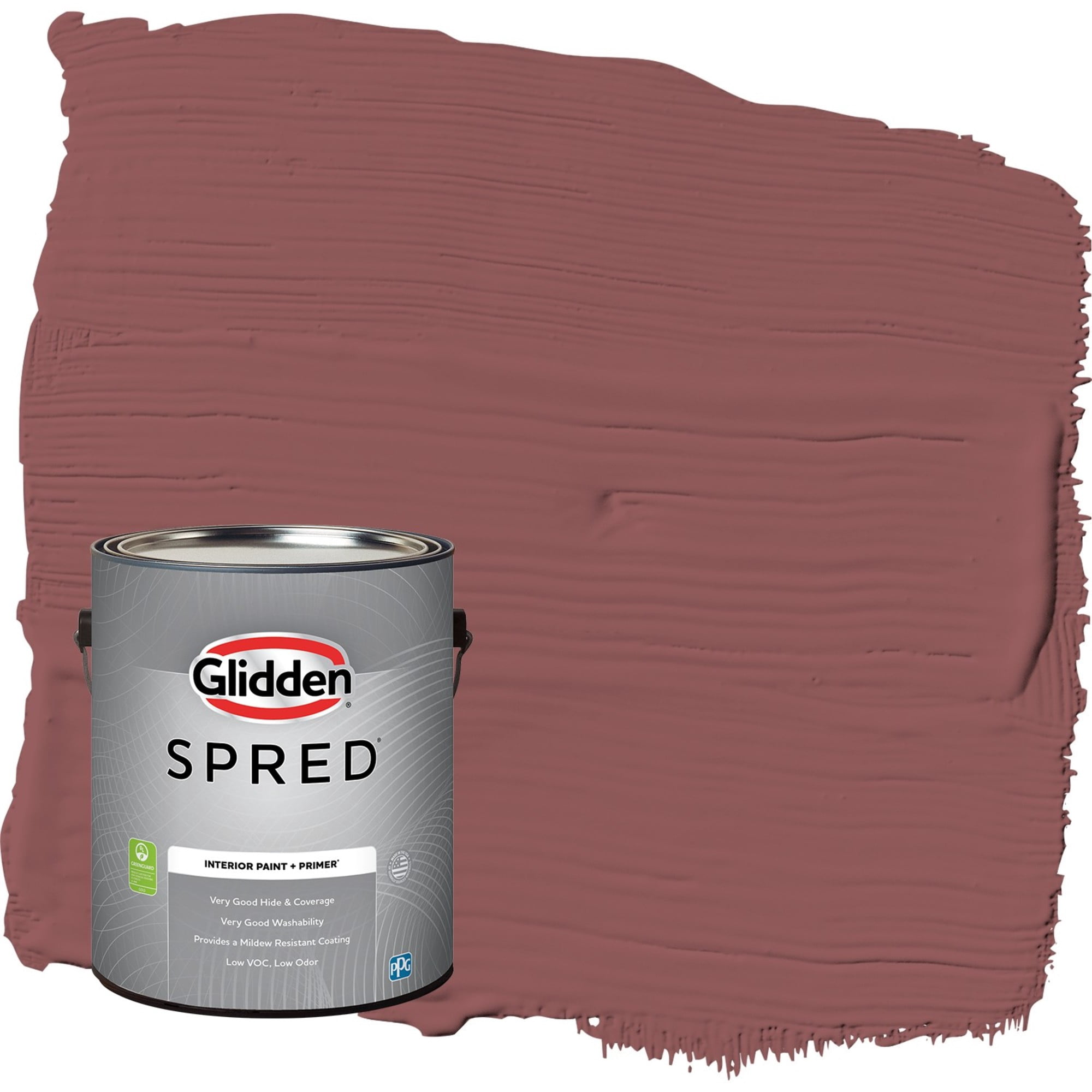 Glidden Spred Barn Door / Red, Flat Interior Paint with Primer, 1 Gallon