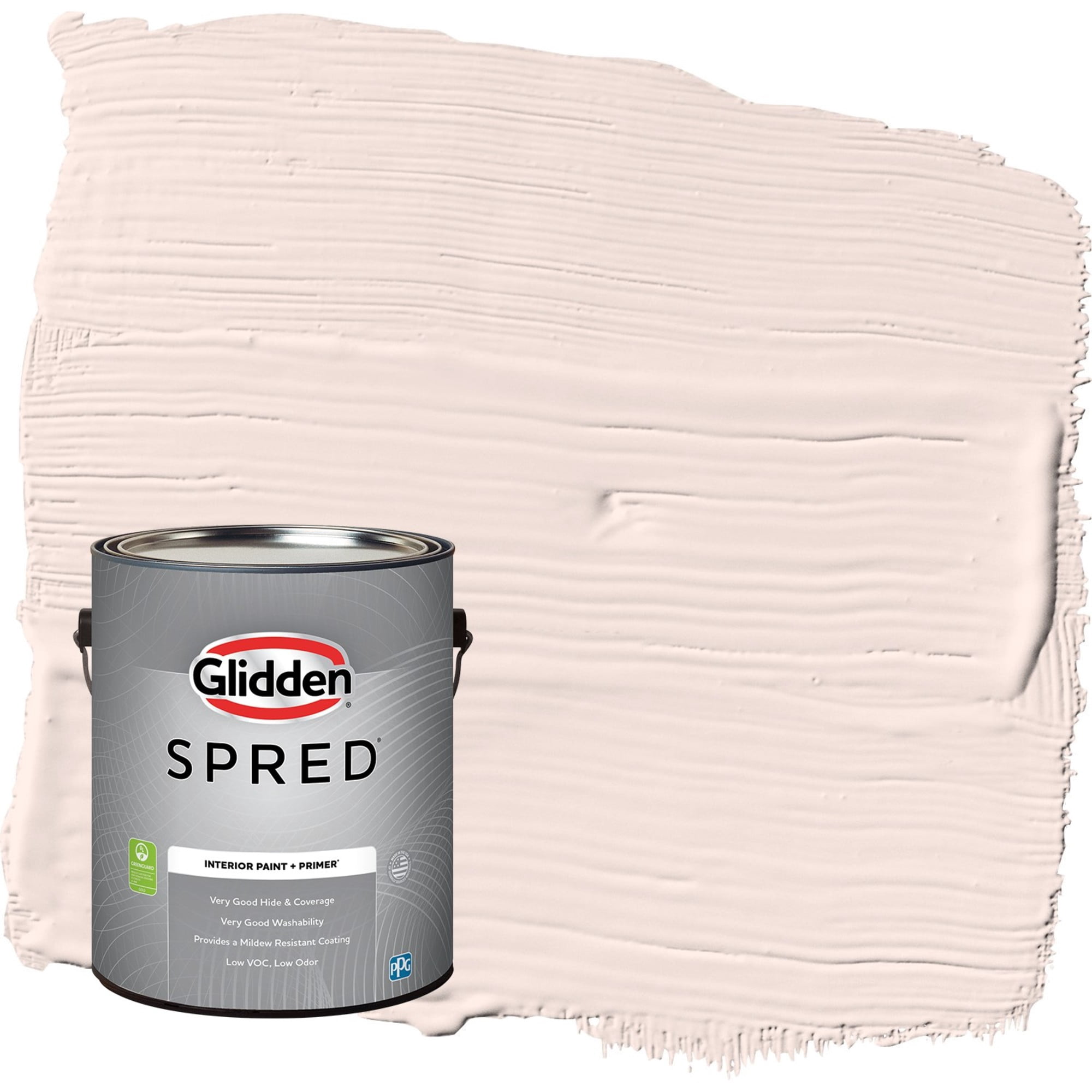 Glidden Spred Brandy Alexander / Red, Eggshell Interior Paint with Primer, 1 Gallon