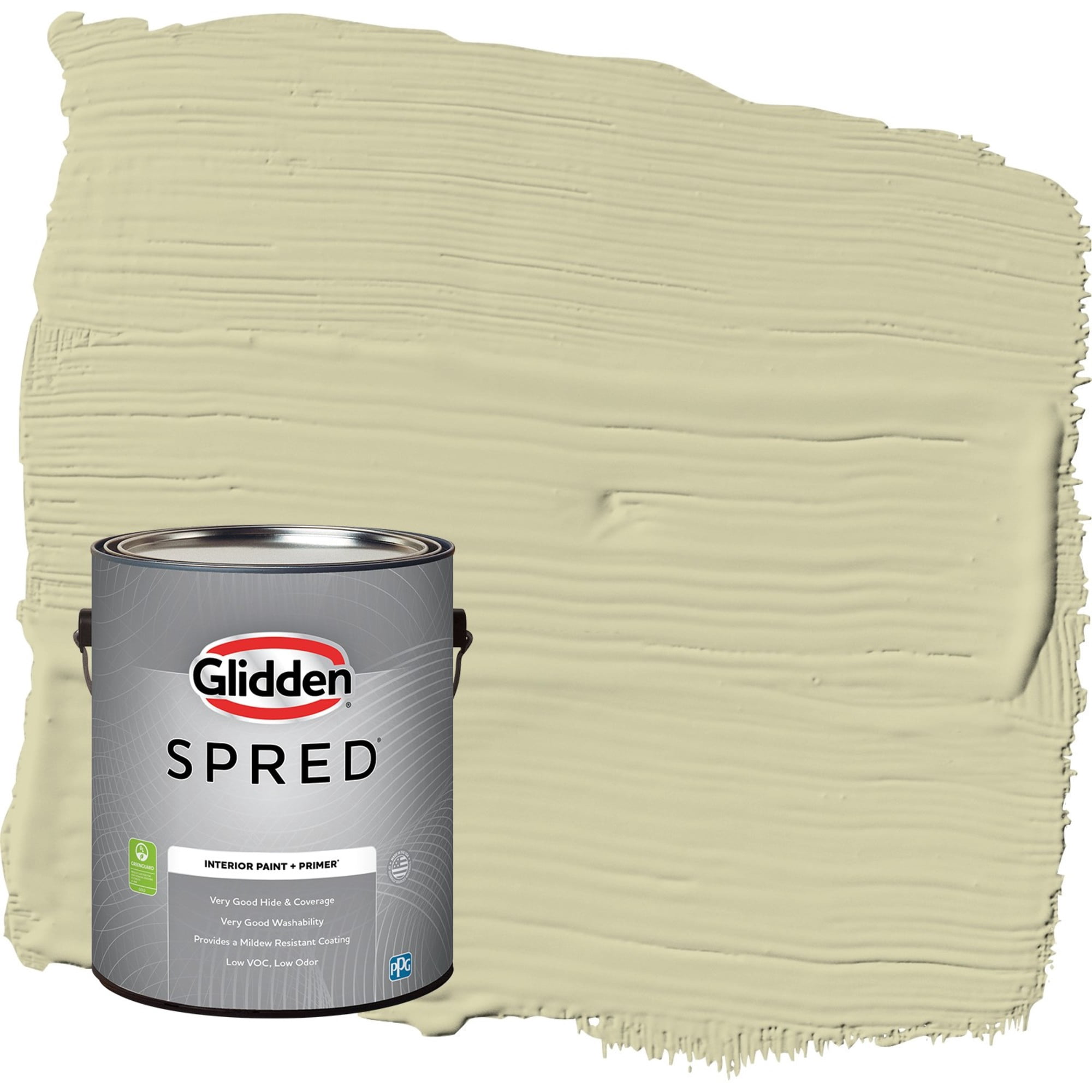 Glidden Spred Canary Grass / Green, Semi-Gloss Interior Paint with Primer, 1 Gallon