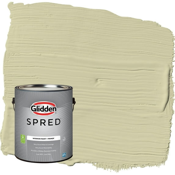 Glidden Spred Canary Grass / Green Semi-Gloss Interior Paint with Primer, 1 Gallon