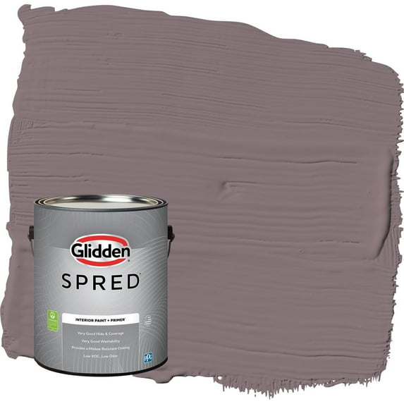 Glidden Spred Choo Choo / Purple Semi-Gloss Interior Paint with Primer, 1 Gallon