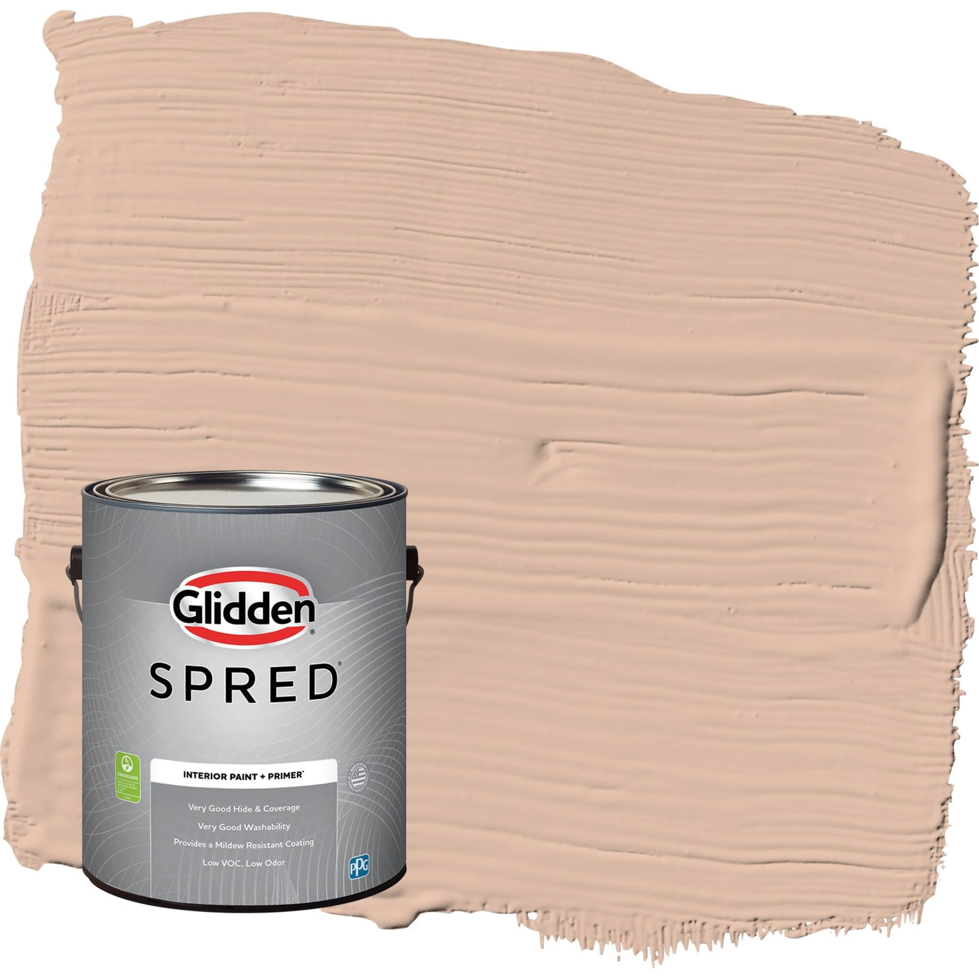 Glidden Spred Cinnamon Ice / Orange, Flat Interior Paint with Primer, 1 Gallon