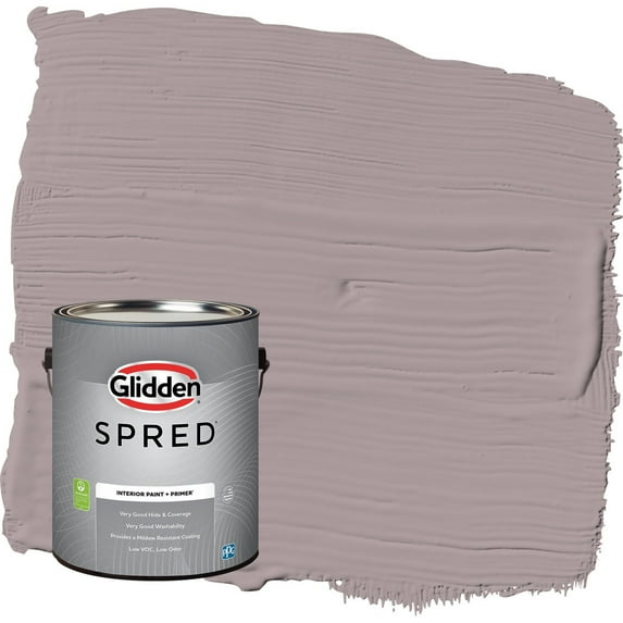 Glidden Spred Coffee Custard / Purple Semi-Gloss Interior Paint with Primer, 1 Gallon