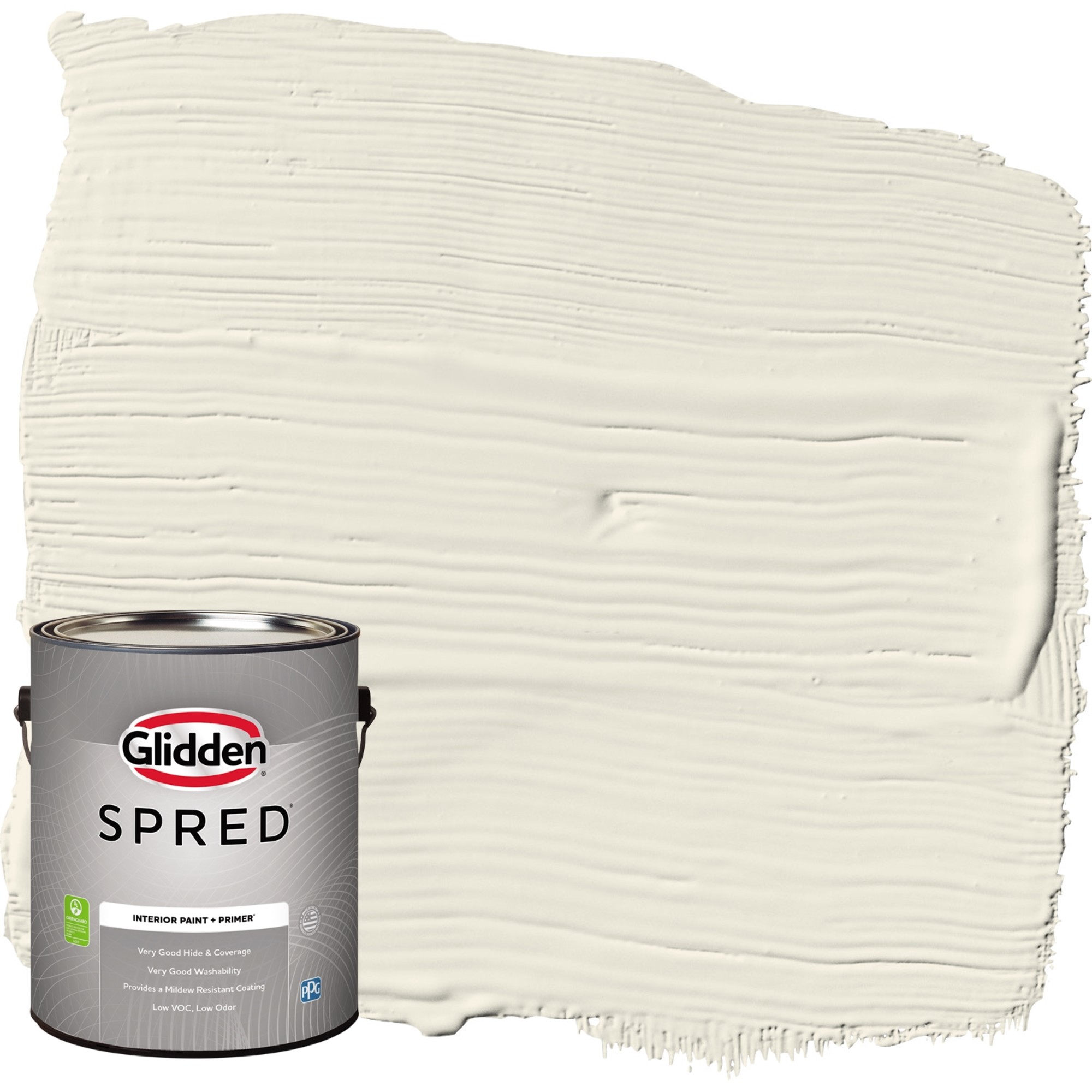 Glidden Spred Interior Paint & Primer Cold Foam / White, Flat, 1 Gallon