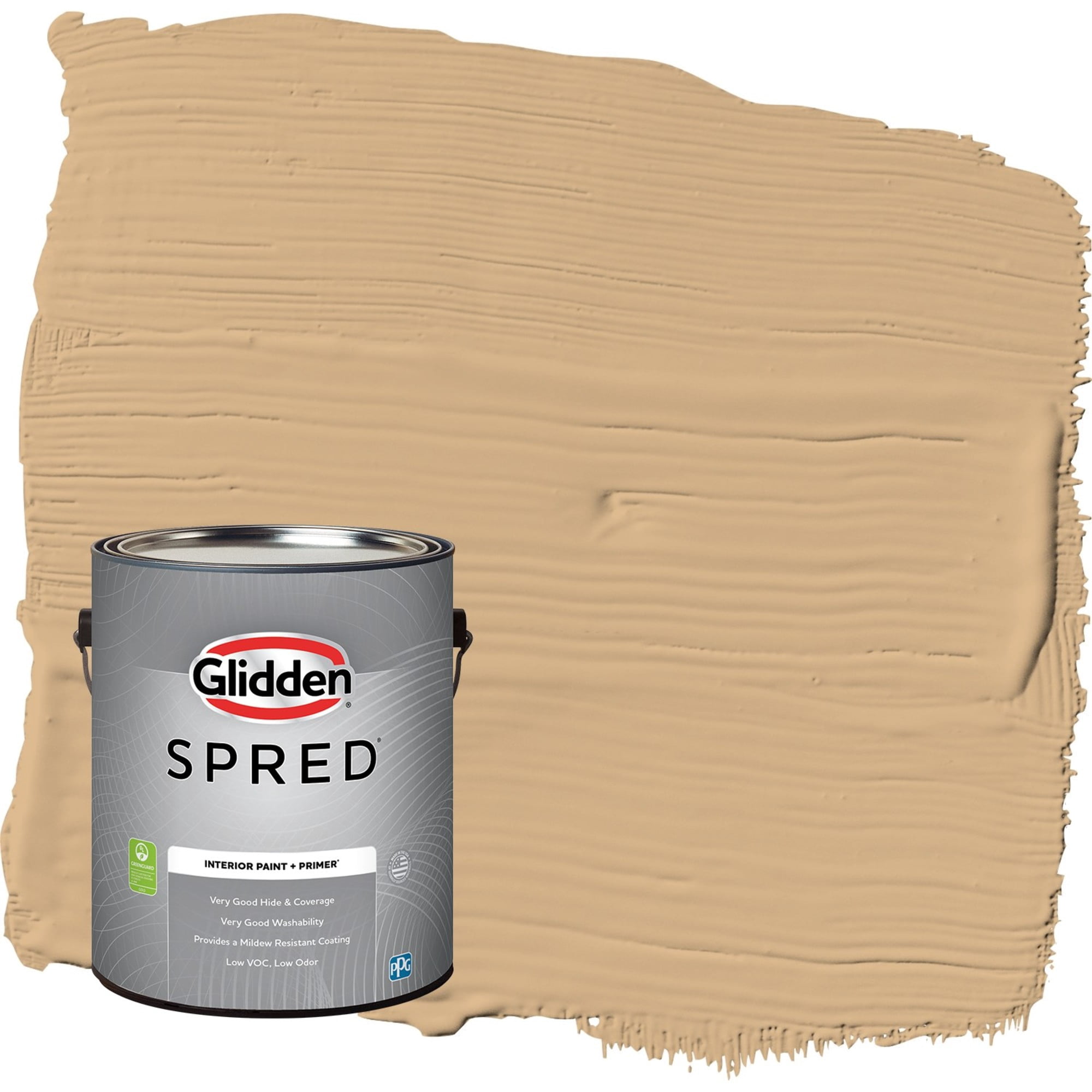 Glidden Spred Cracker Bitz / Beige, Semi-Gloss Interior Paint with Primer, 1 Gallon