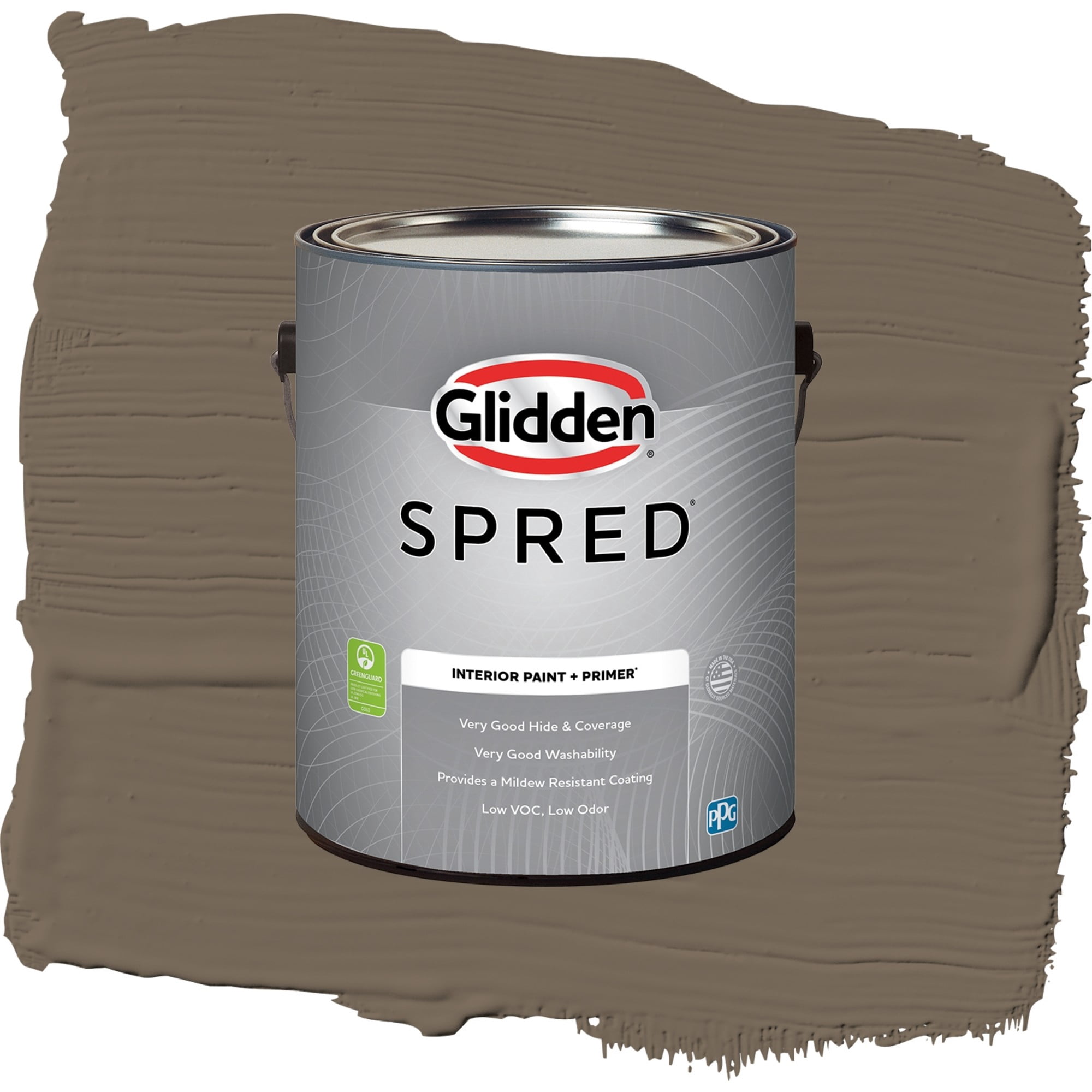 Glidden Spred Curlew Flat Interior Paint and Primer, 1 Gallon