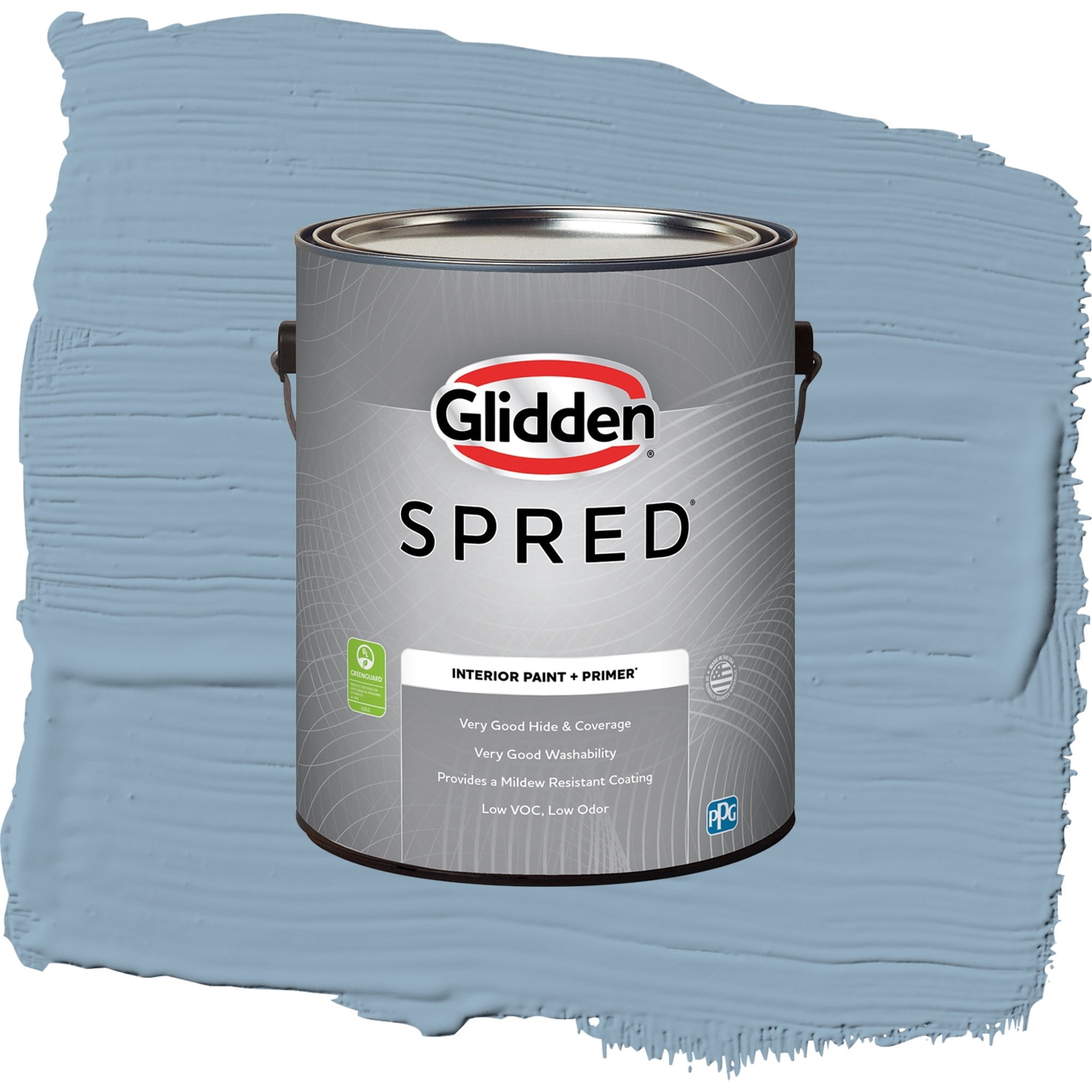 Glidden Spred Dresden Dream Semi Gloss Interior Paint and Primer, 1 Gallon