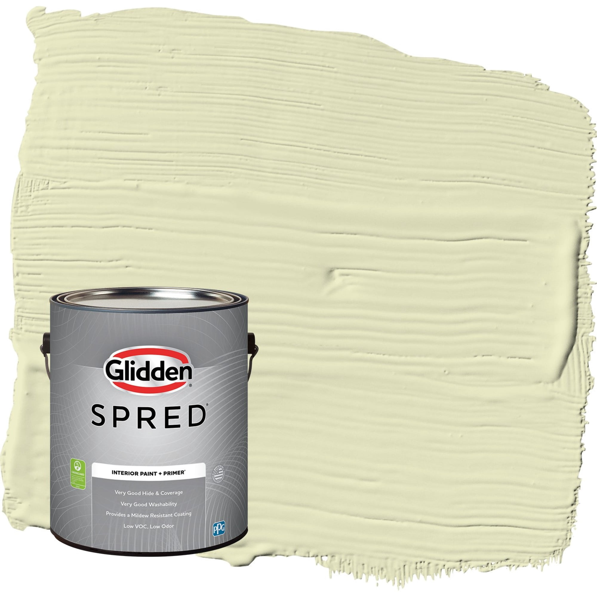Glidden Spred Forgive Quickly / Green, Semi-Gloss Interior Paint with Primer, 1 Gallon