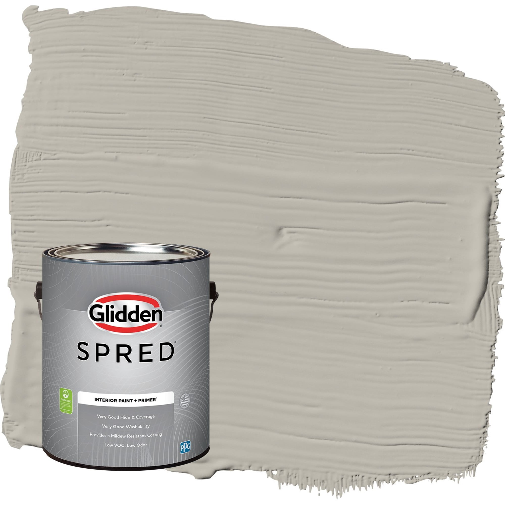 Glidden Spred Ghost Writer / Beige, Flat Interior Paint with Primer, 1 Gallon