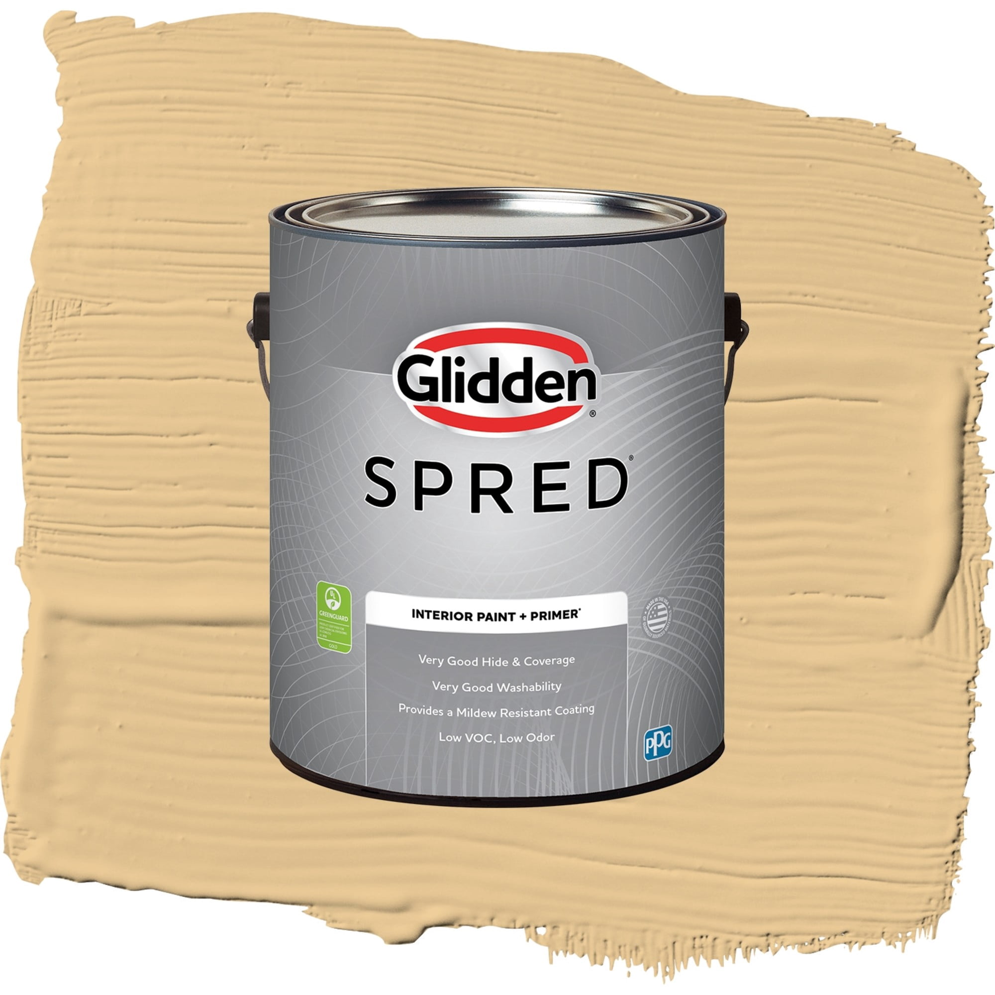Glidden Spred Halo Eggshell Interior Paint and Primer, 1 Gallon