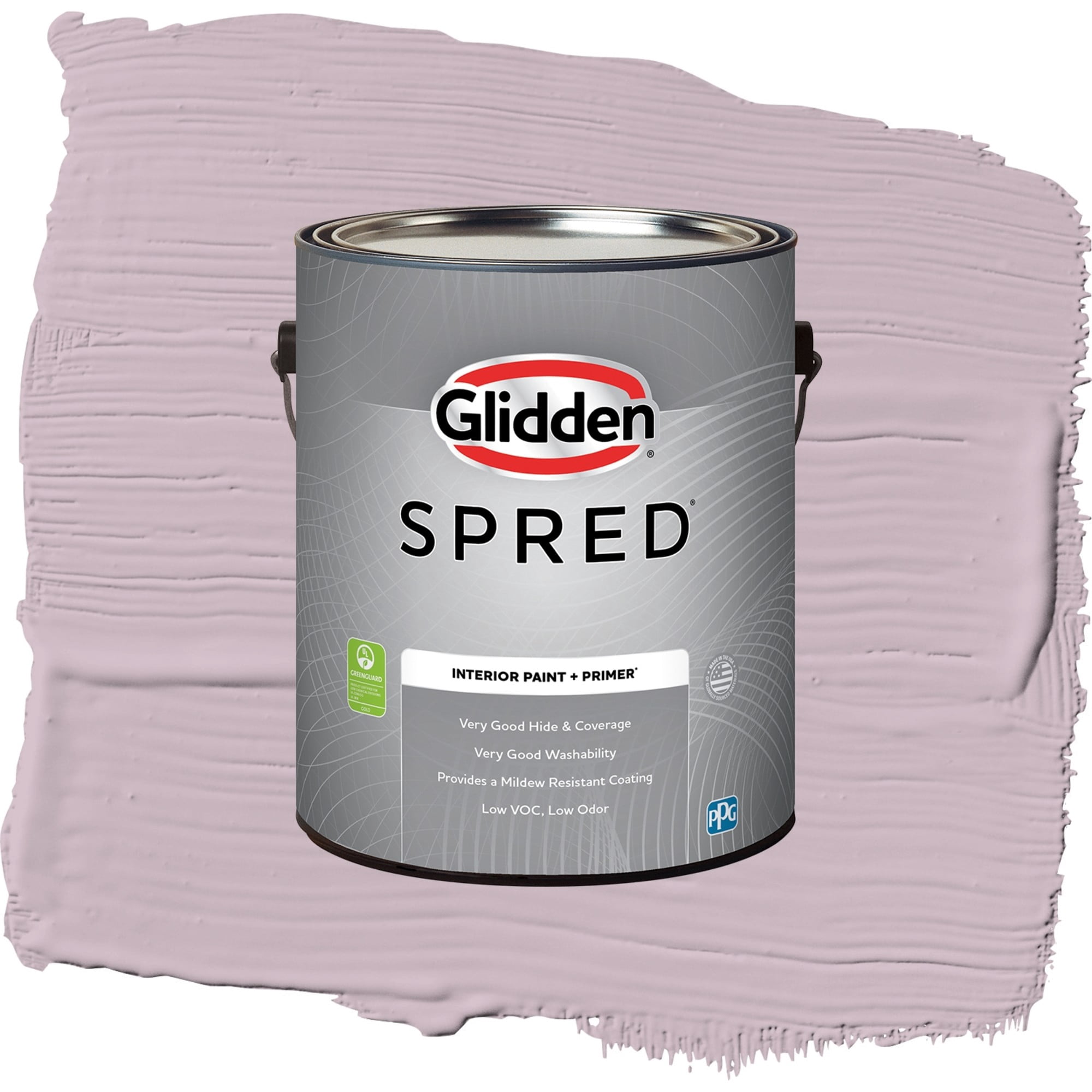 Glidden Spred High Society Flat Interior Paint and Primer, 1 Gallon