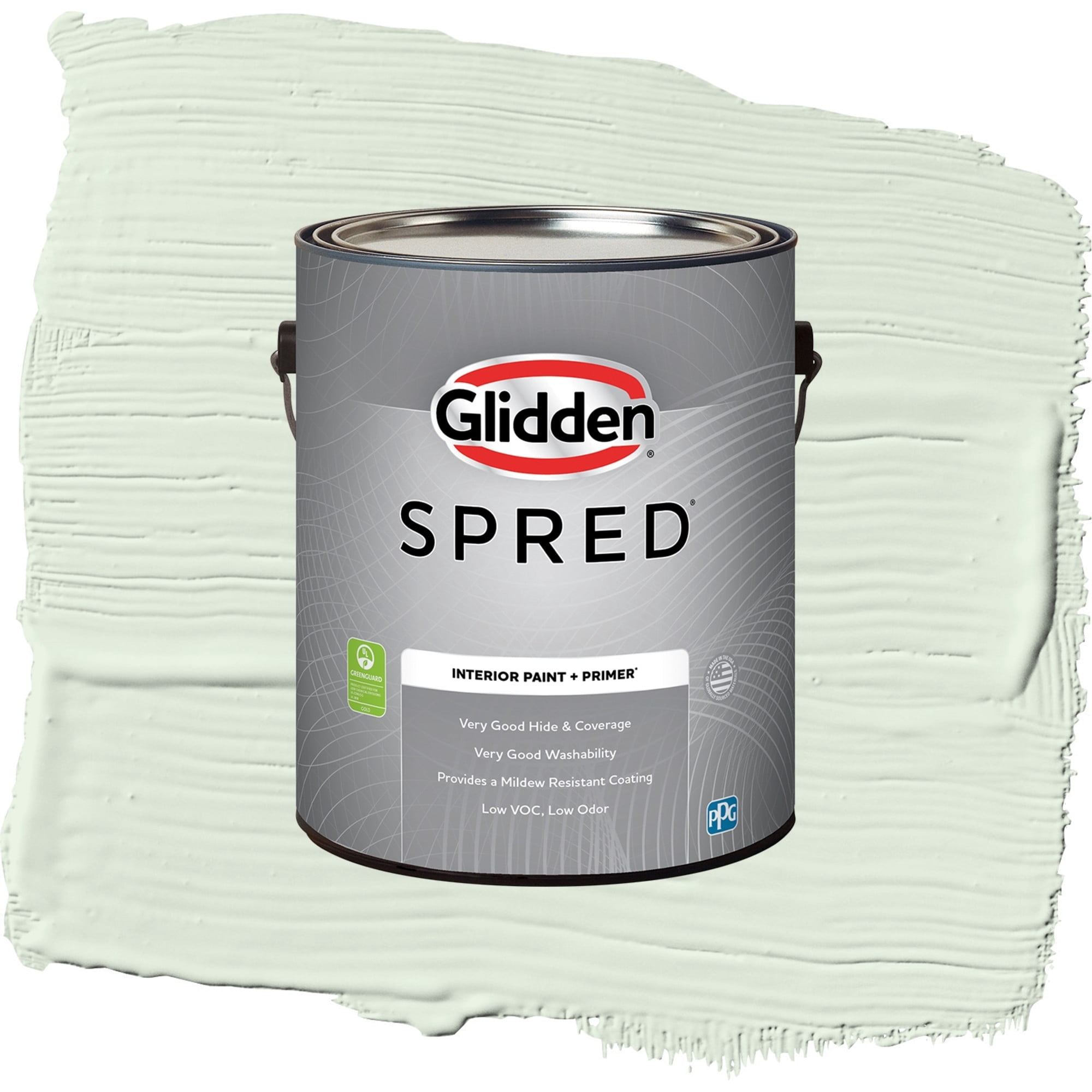 Glidden Spred Lime Daiquiri Eggshell Interior Paint and Primer, 1 Gallon