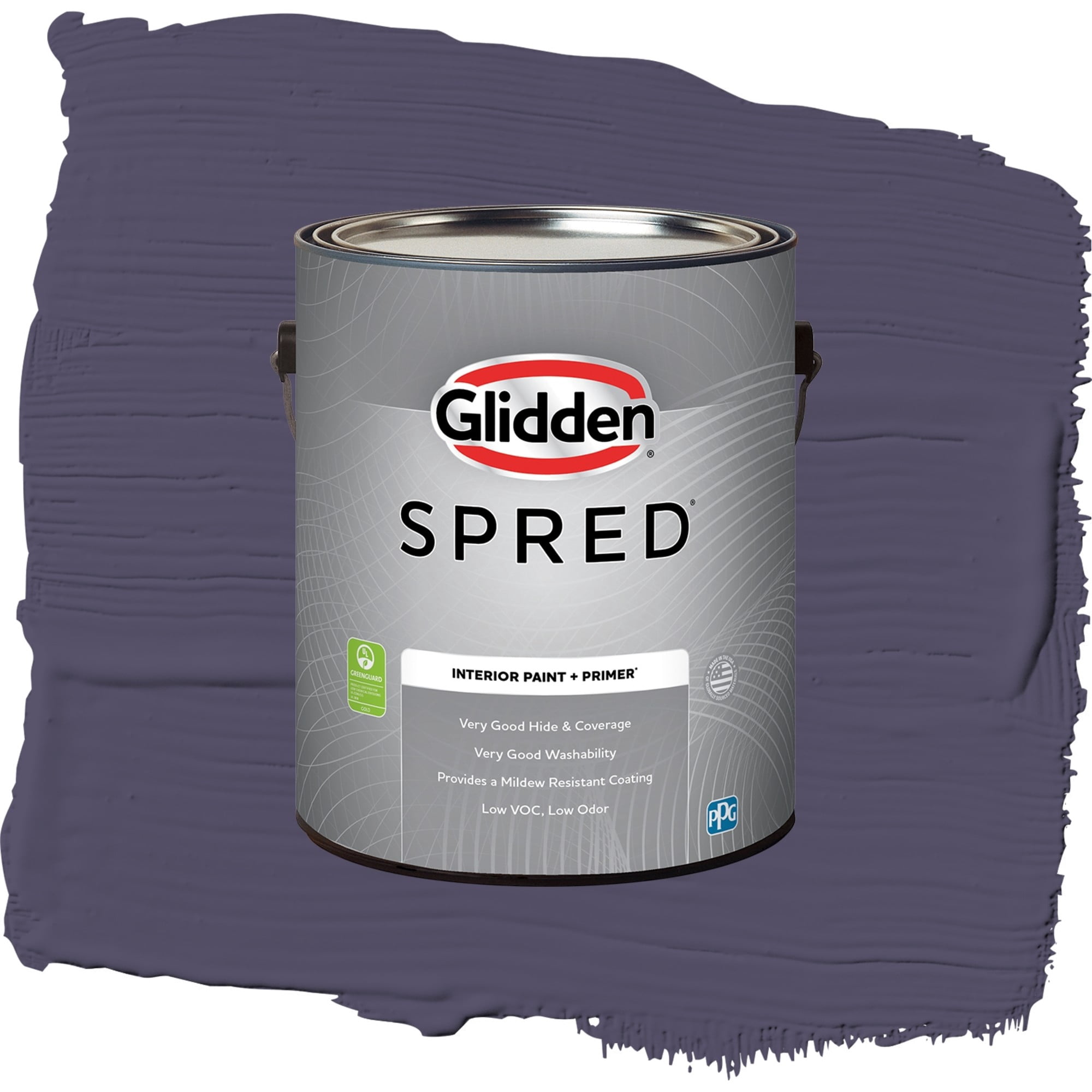 Glidden Spred Magic Spell Eggshell Interior Paint and Primer, 1 Gallon