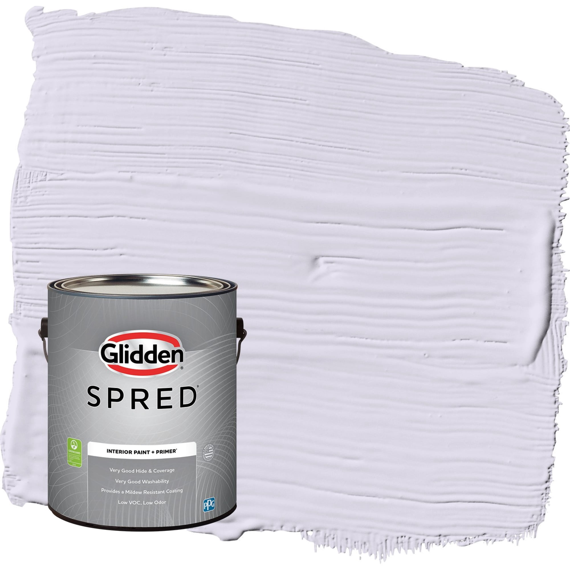 Glidden Spred Misty Violet / Purple, Flat Interior Paint with Primer, 1 Gallon