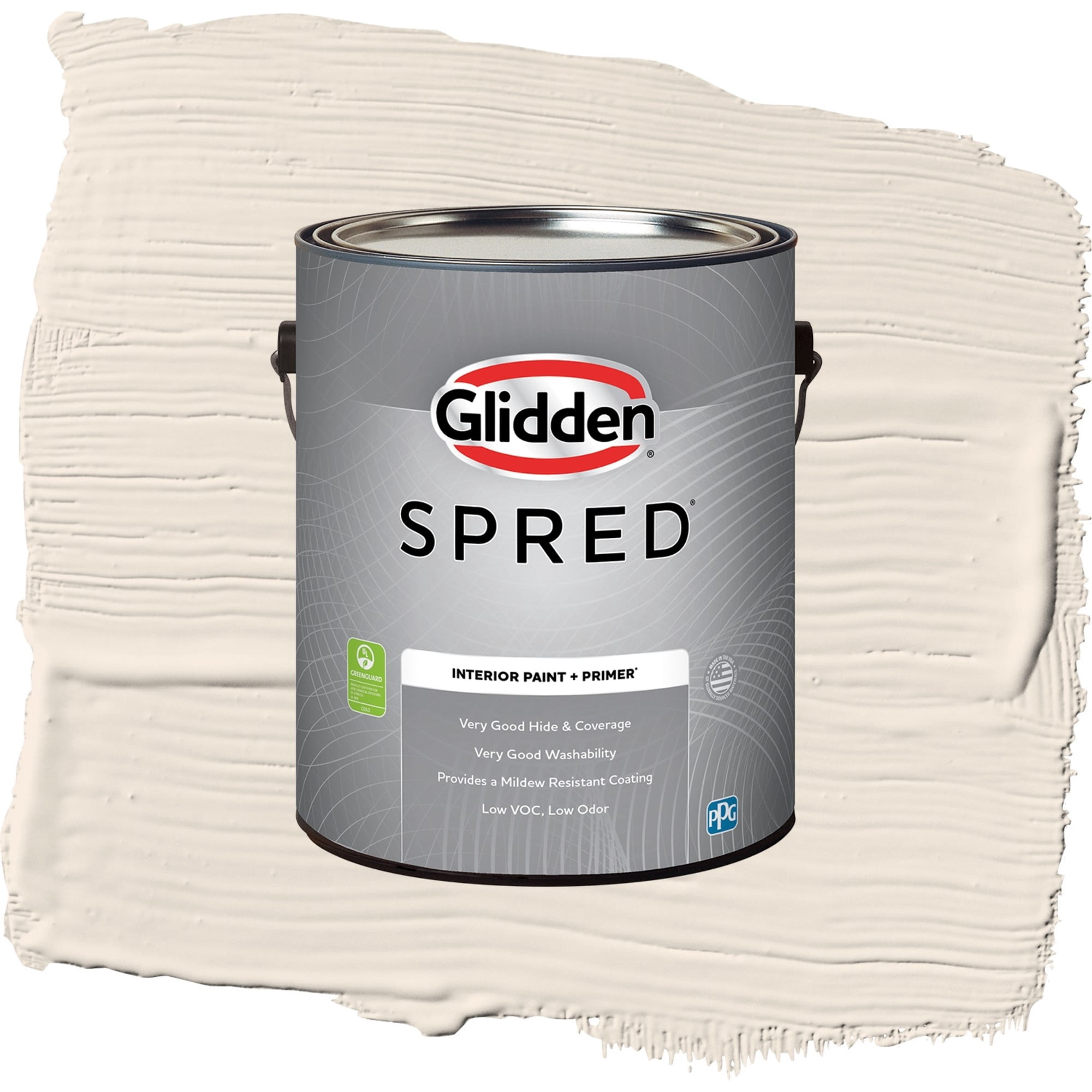 Glidden Spred Moroccan Moonlight Eggshell Interior Paint and Primer, 1 Gallon