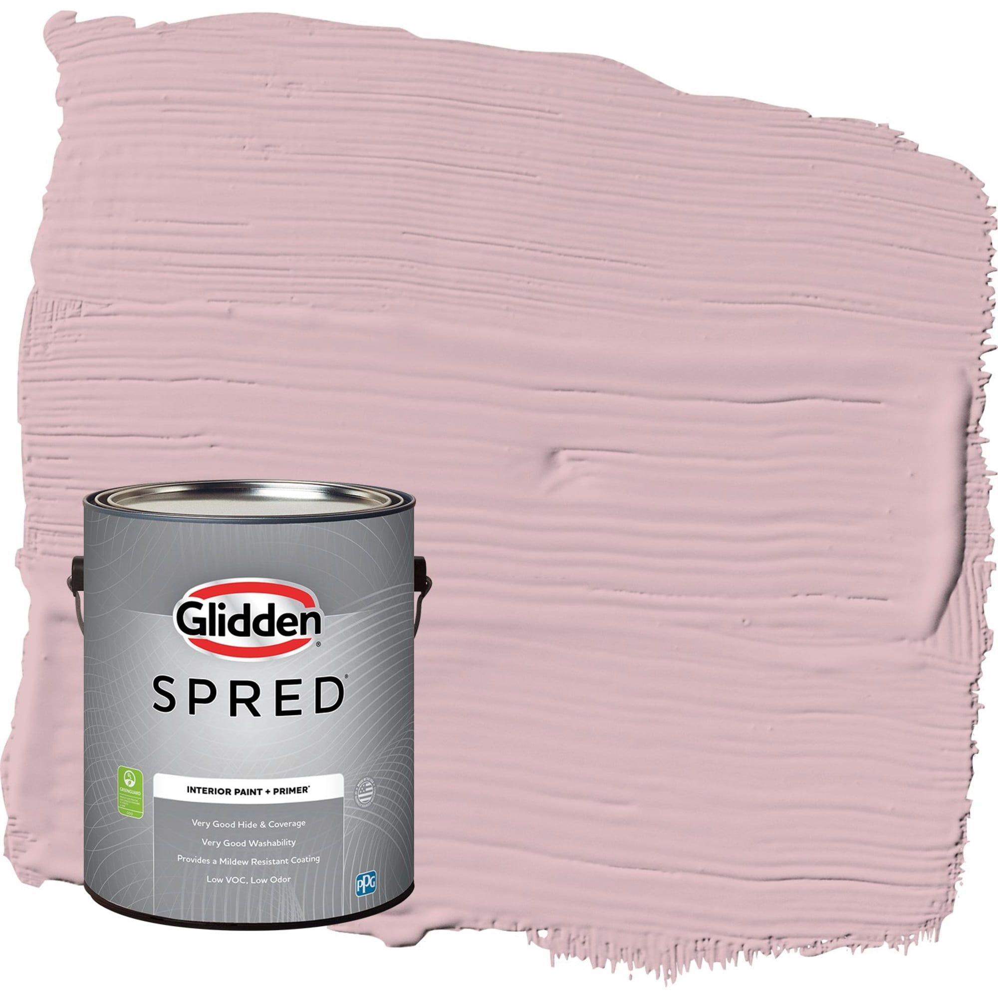 Glidden Spred Nostalgia / Purple, Flat Interior Paint with Primer, 1 Gallon