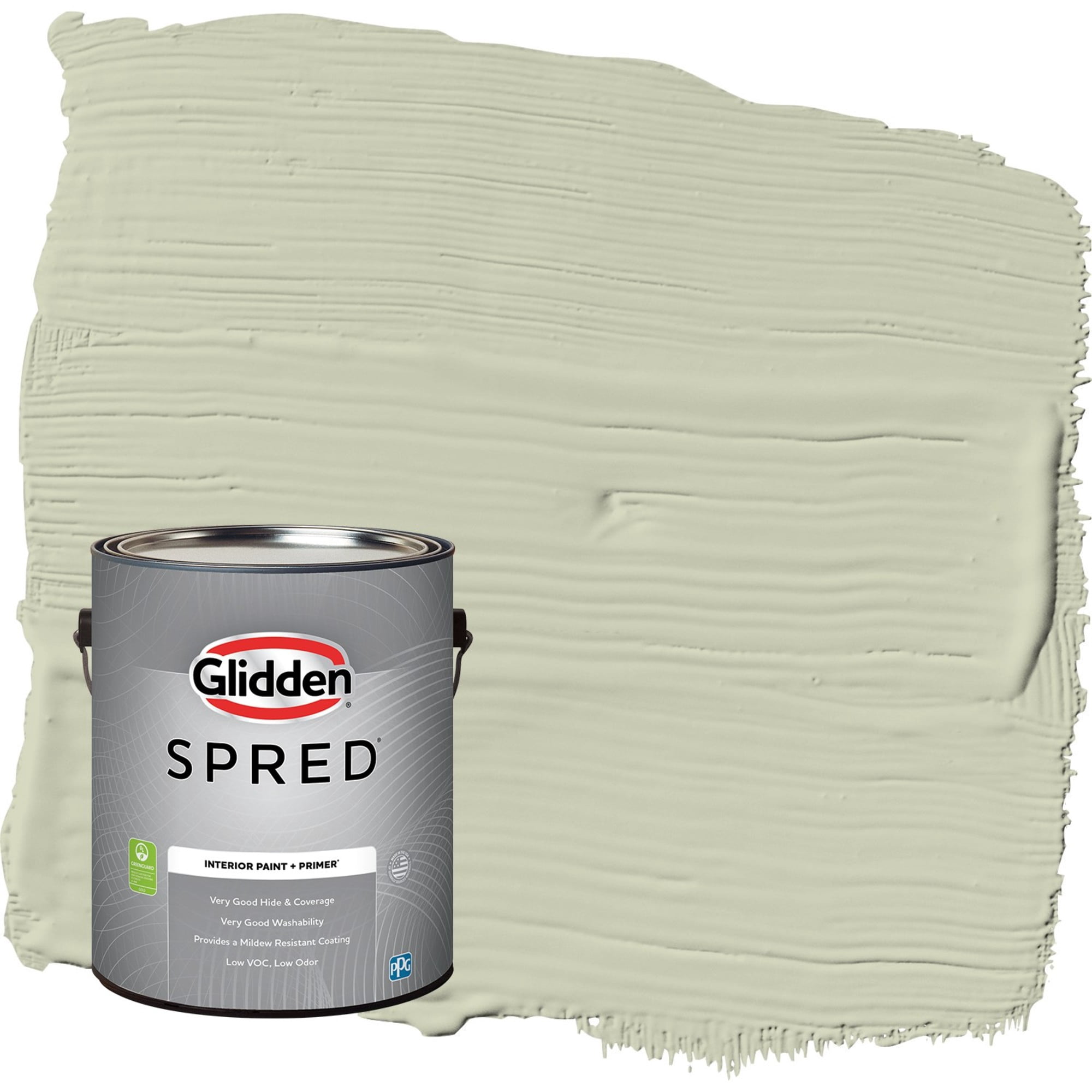 Glidden Spred Only Olive / Green, Eggshell Interior Paint with Primer, 1 Gallon