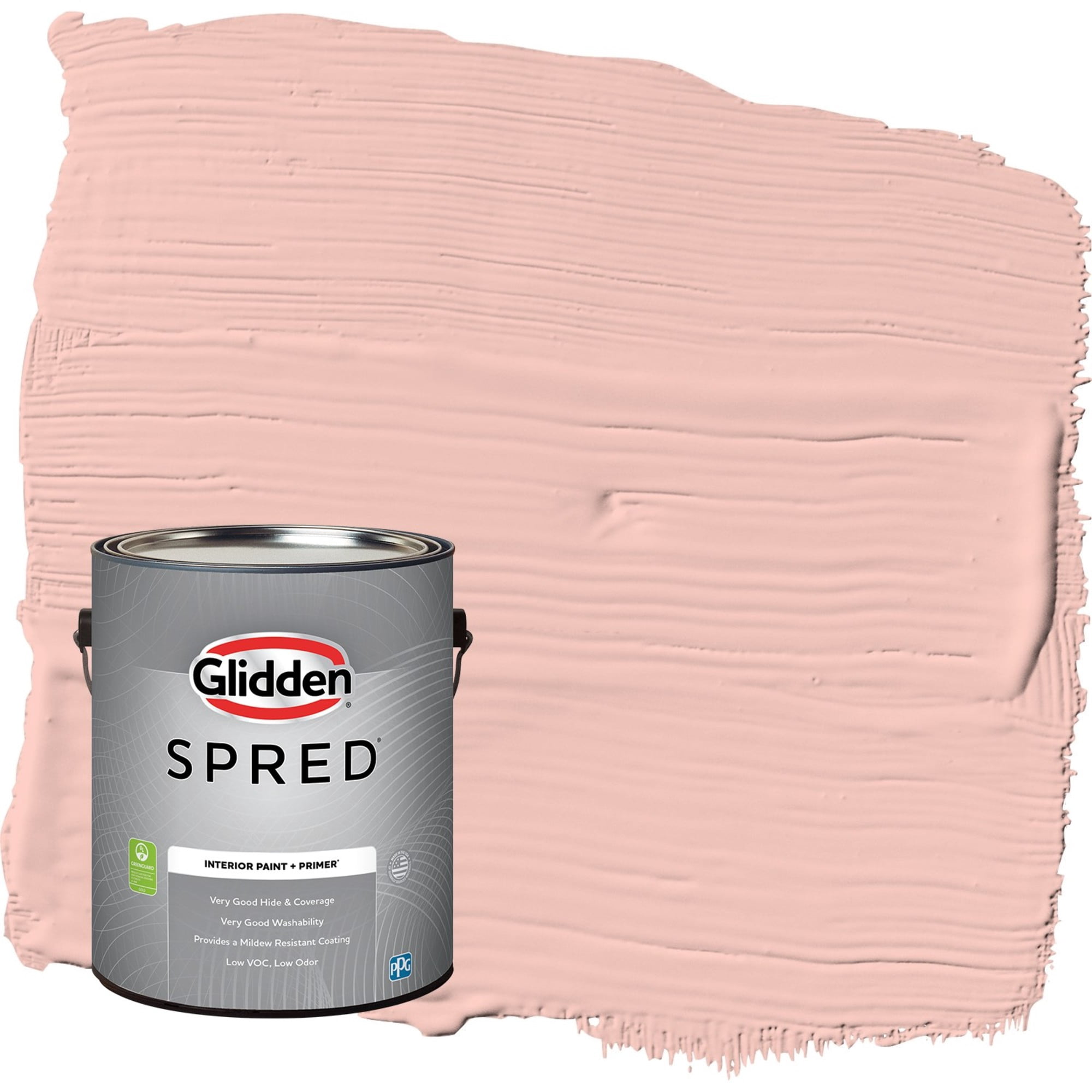 Glidden Spred Peach Ash / Orange, Eggshell Interior Paint with Primer, 1 Gallon